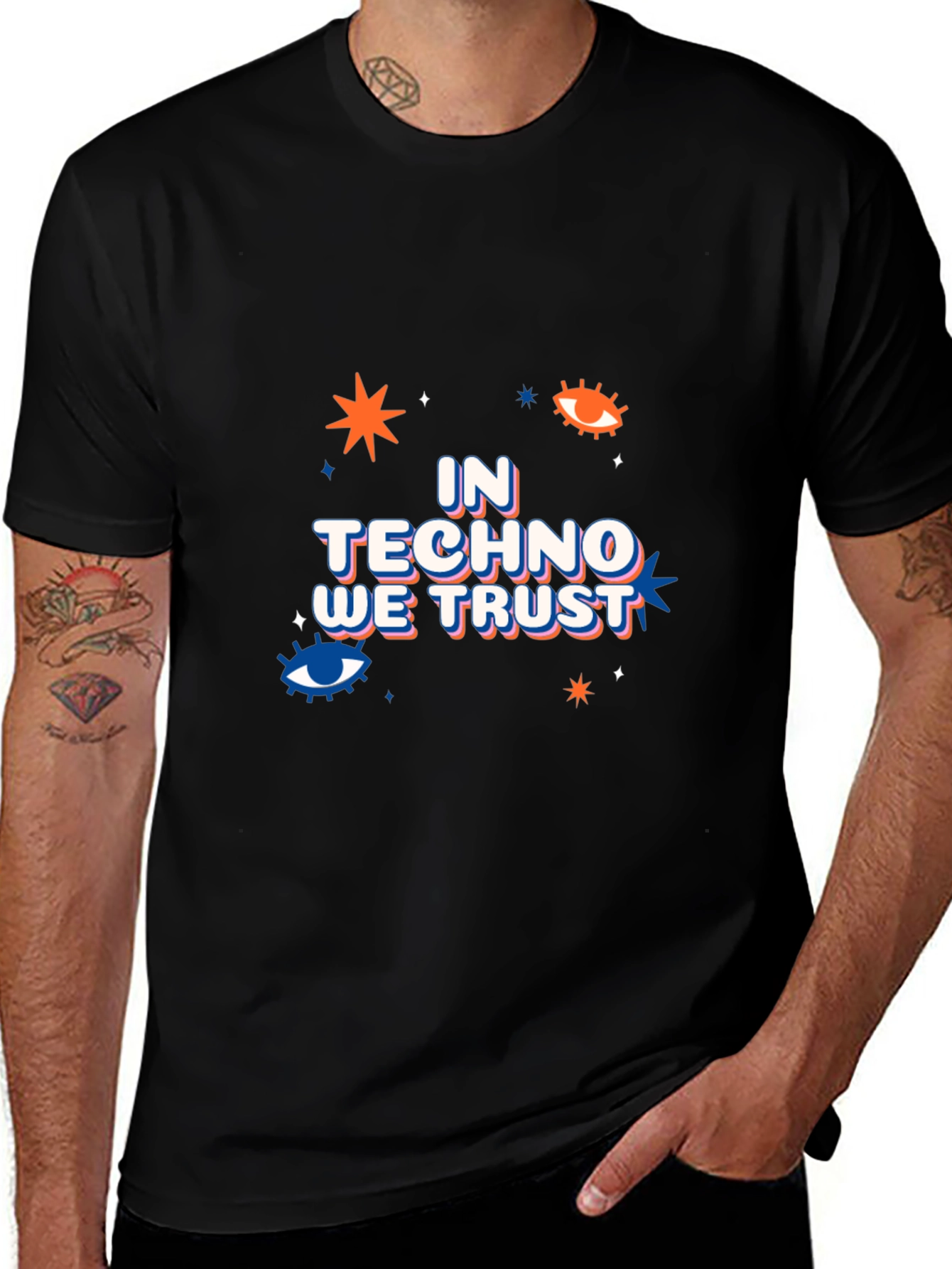 In Techno We Trust Graphic Tee