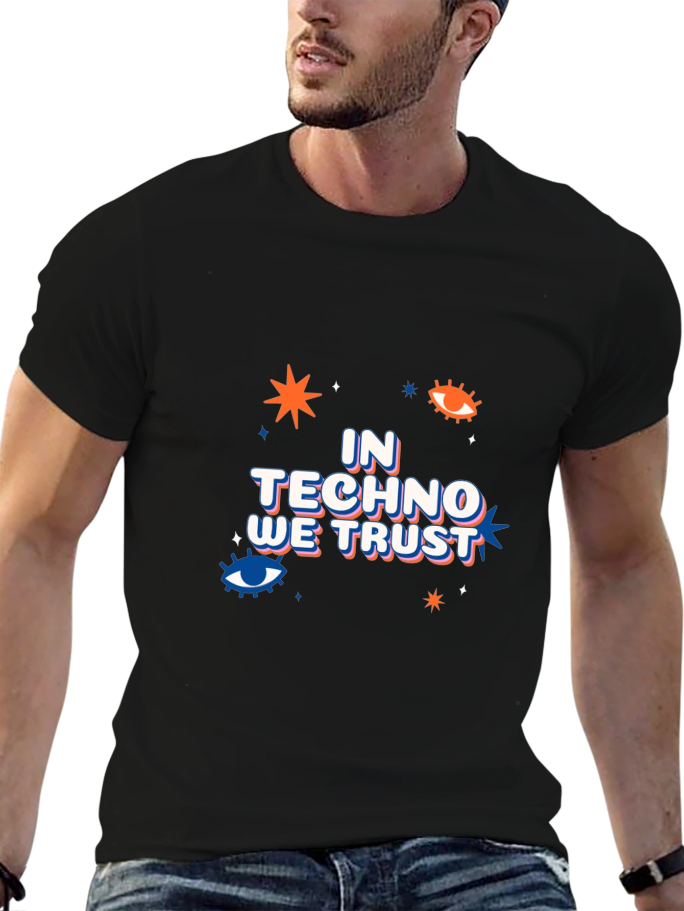 In Techno We Trust Graphic Tee