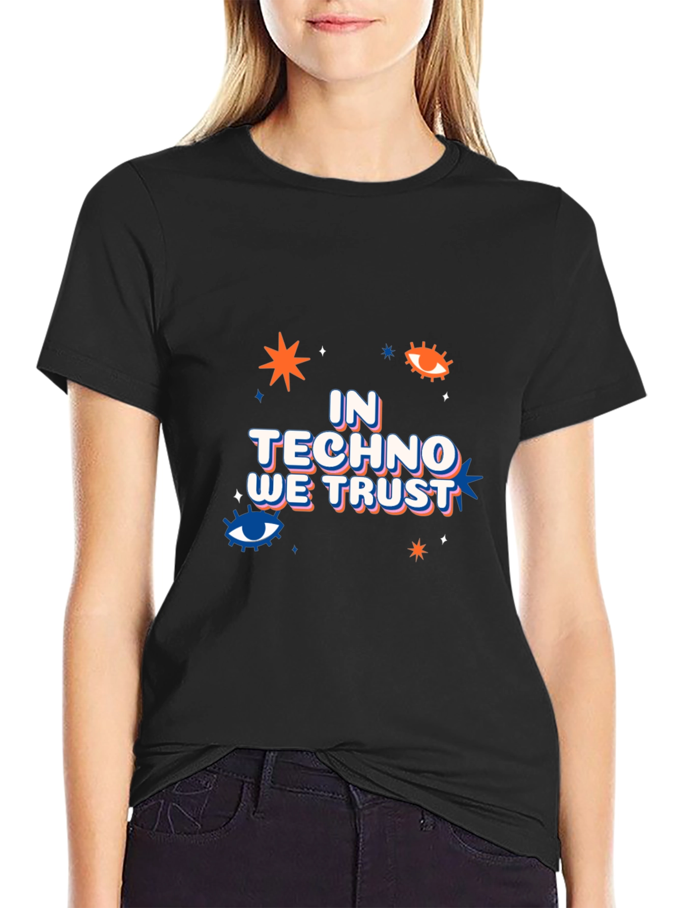 In Techno We Trust Graphic Tee