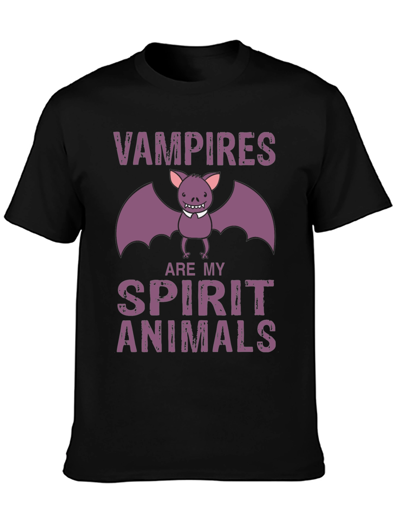 Vampires Are My Spirit Animals Graphic Tee - Halloween