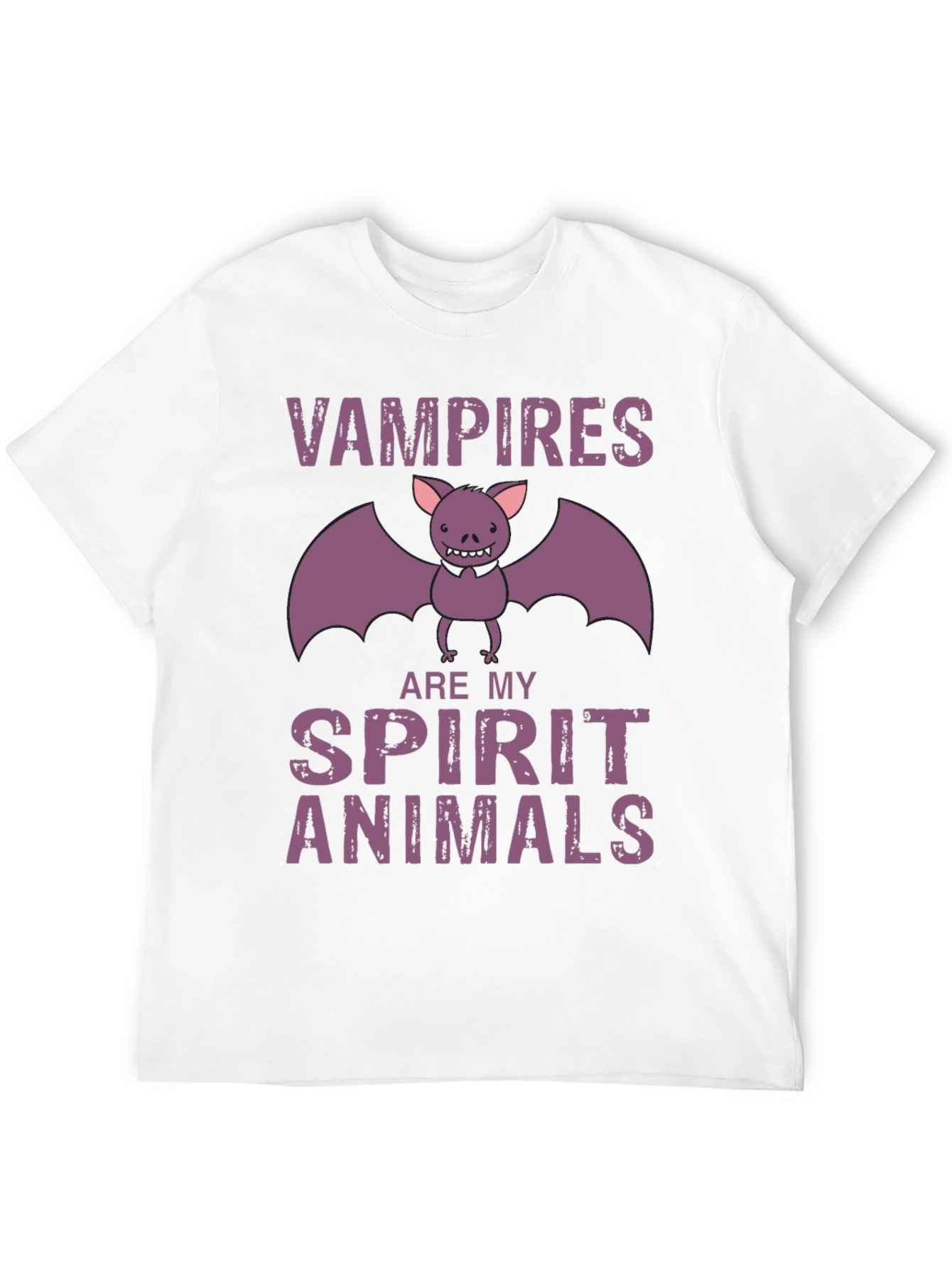 Vampires Are My Spirit Animals Graphic Tee - Halloween