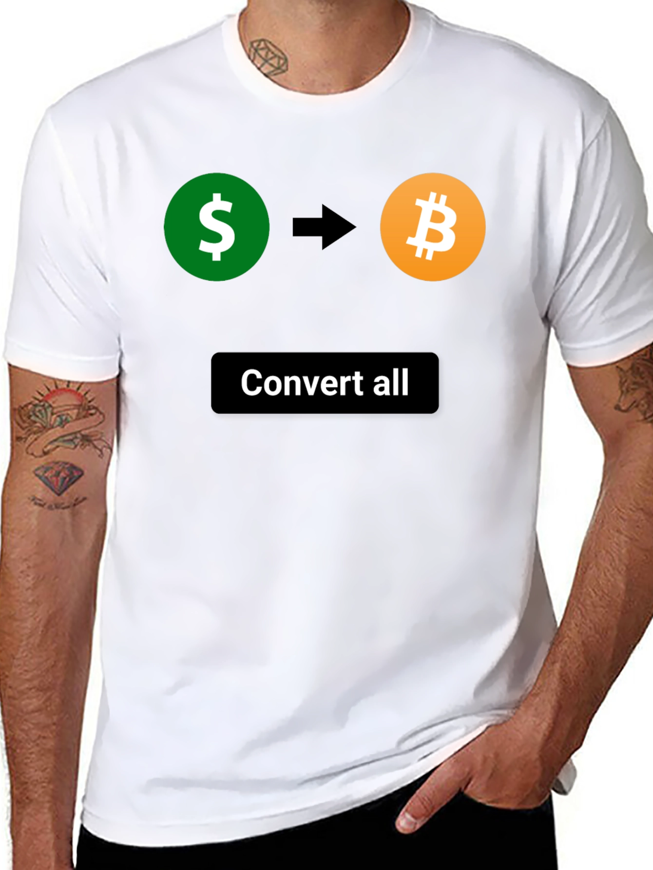Convert All Bitcoin T-Shirt