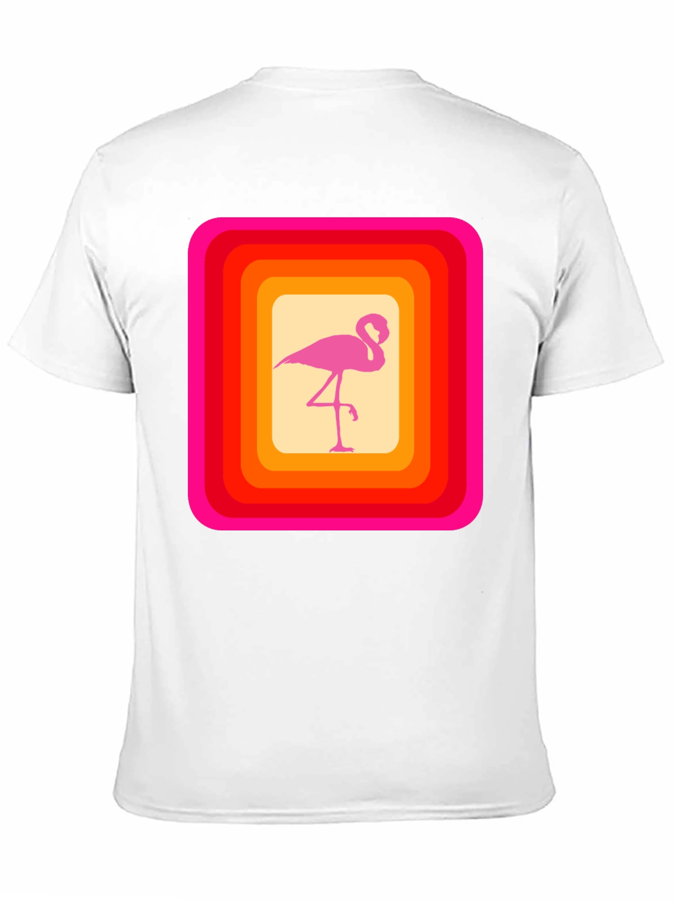 Retro Flamingo Graphic T-Shirt