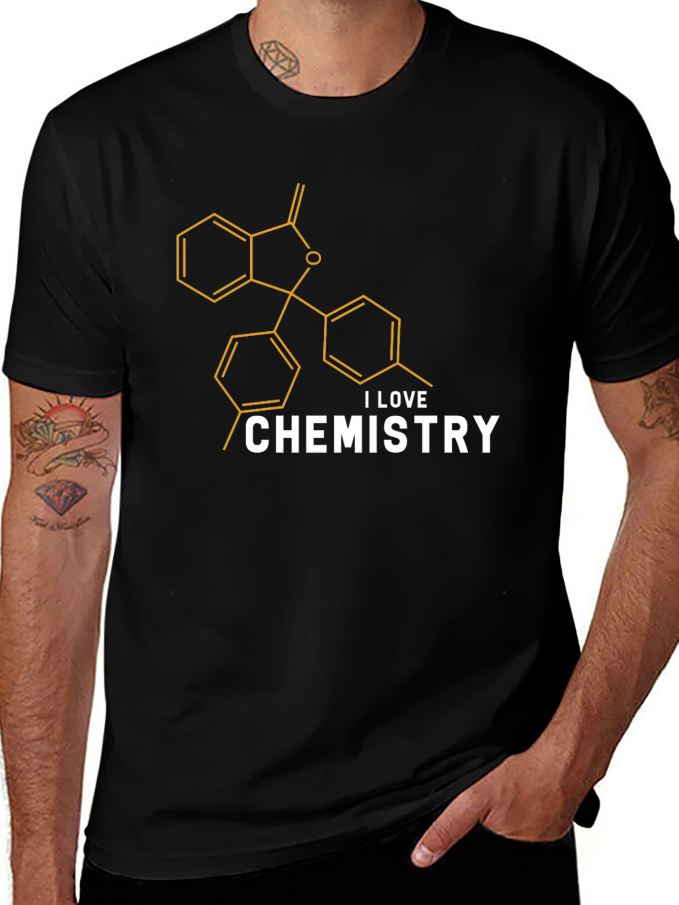 I Love Chemistry Graphic T-Shirt