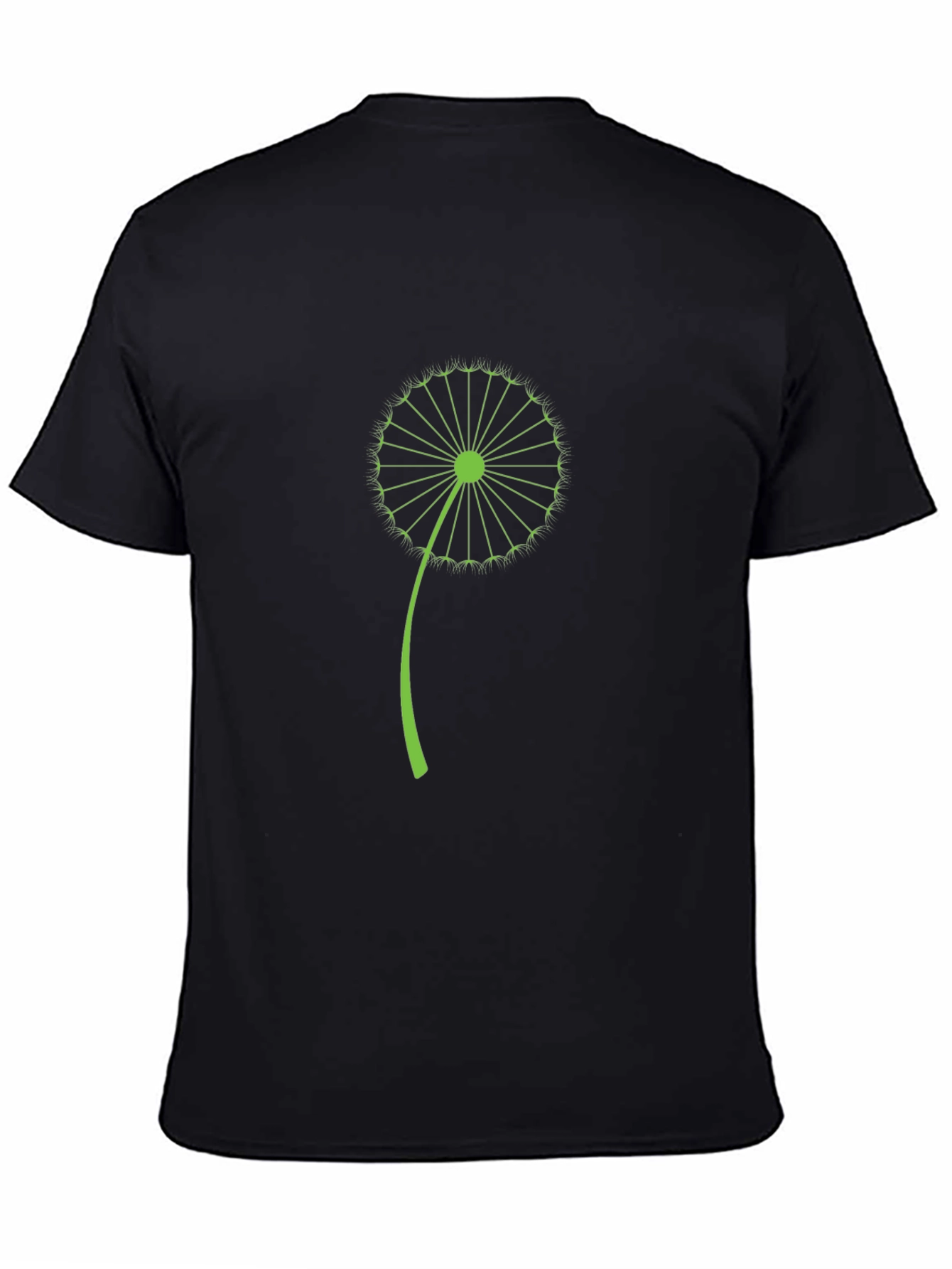 Dandelion Graphic Black Tee