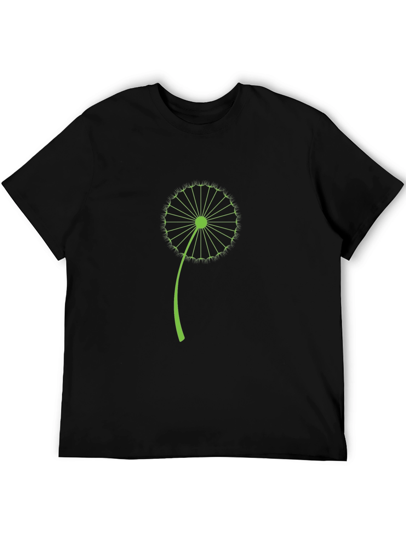 Dandelion Graphic Black Tee