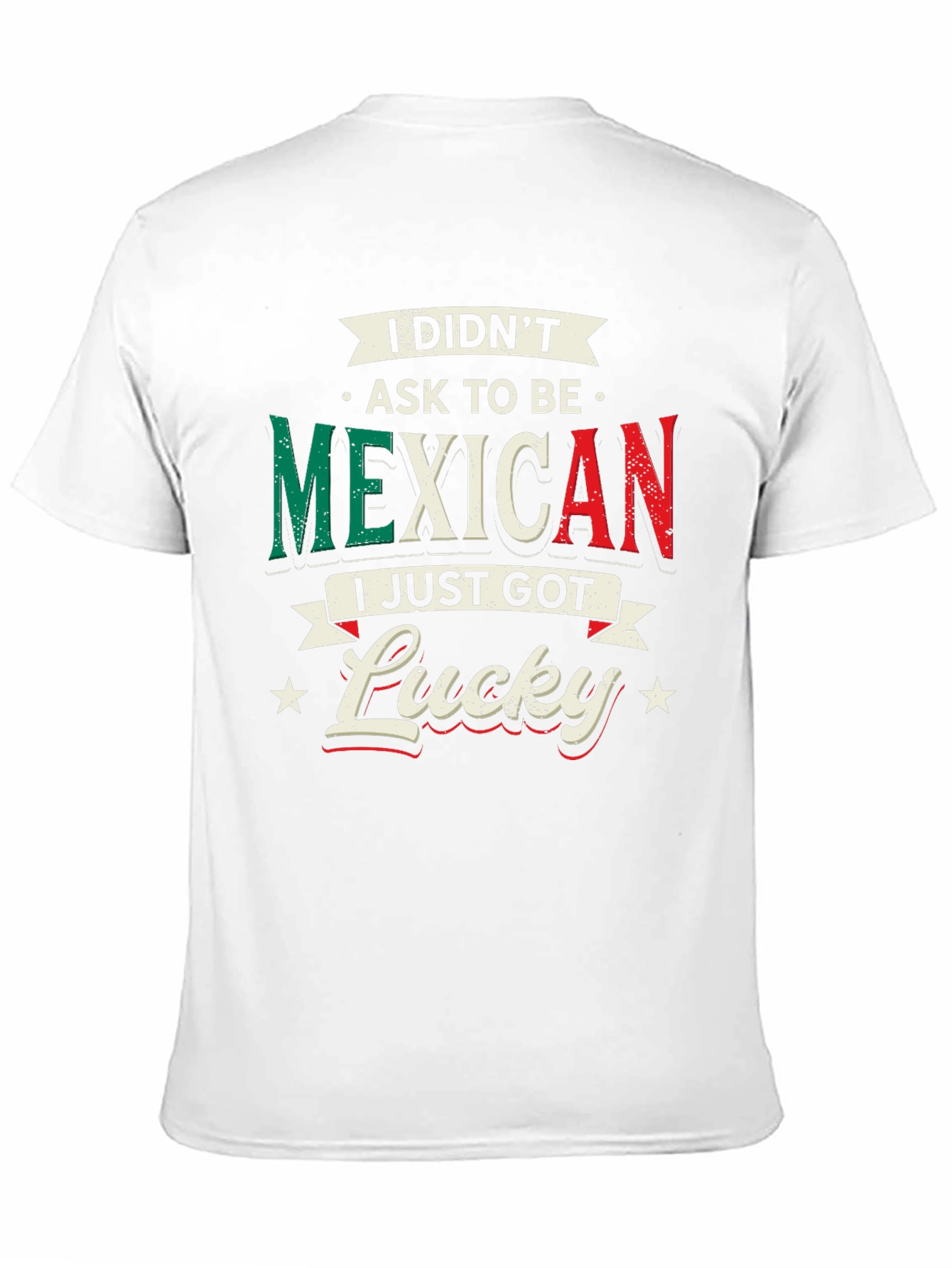Funny Didnt Ask to Be Mexican Graphic Tee