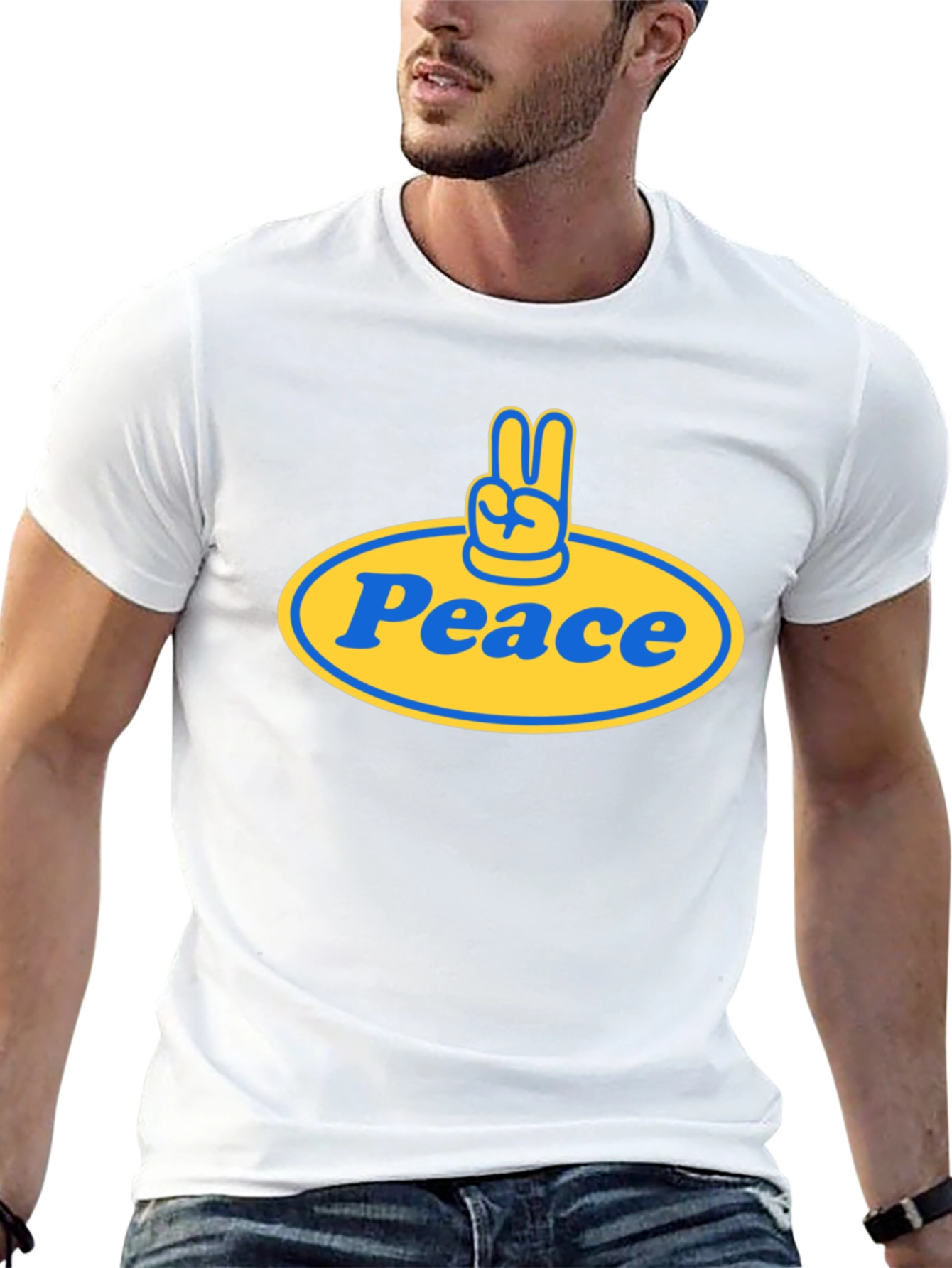 Peace Sign Graphic T-Shirt