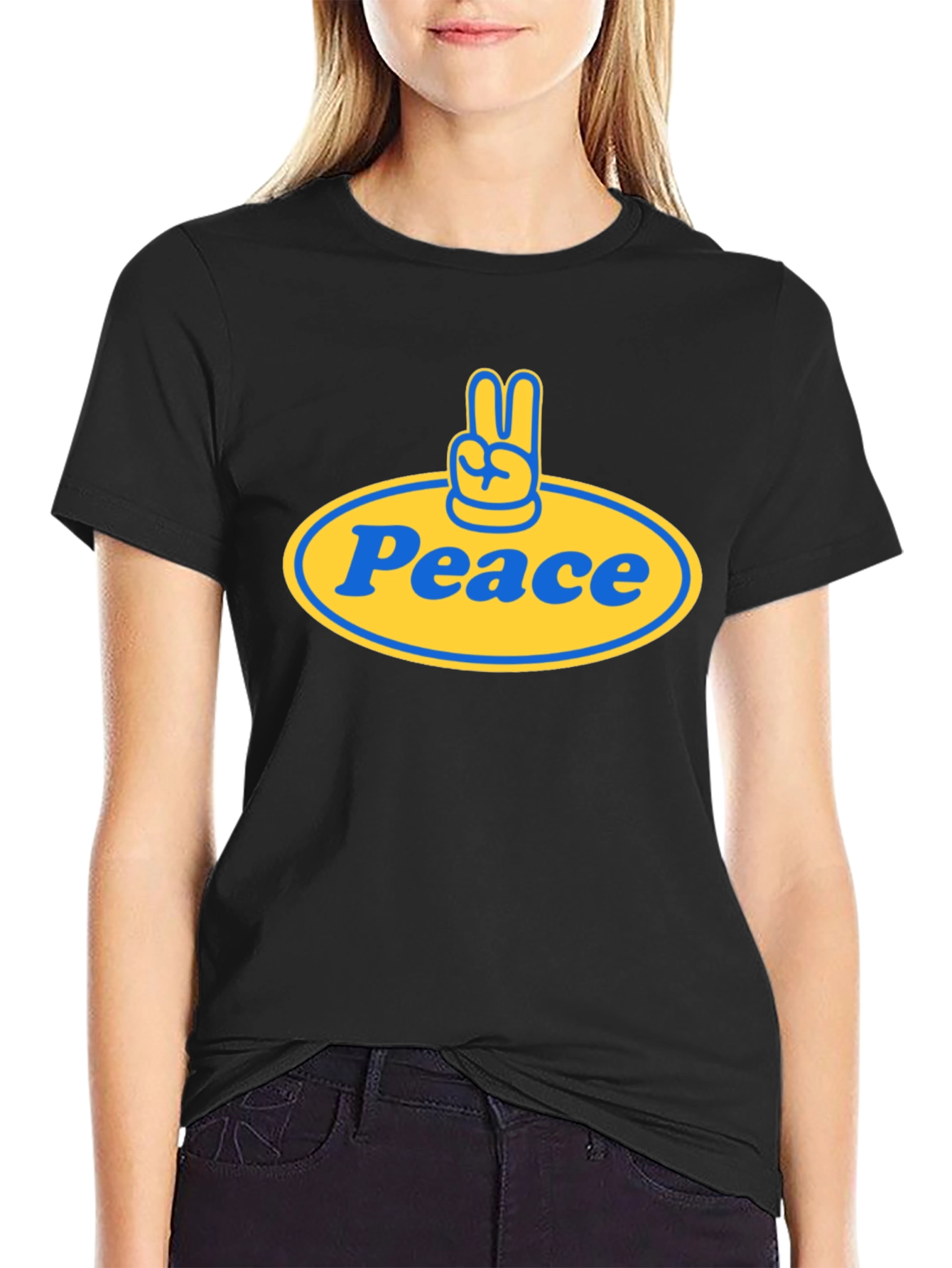 Peace Sign Graphic T-Shirt