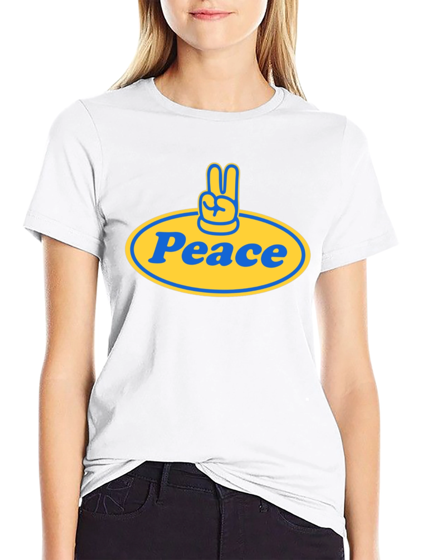 Peace Sign Graphic T-Shirt