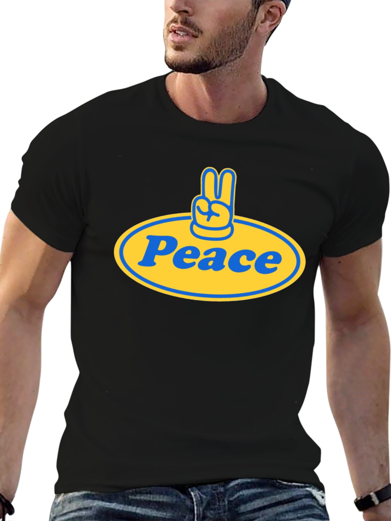 Peace Sign Graphic T-Shirt