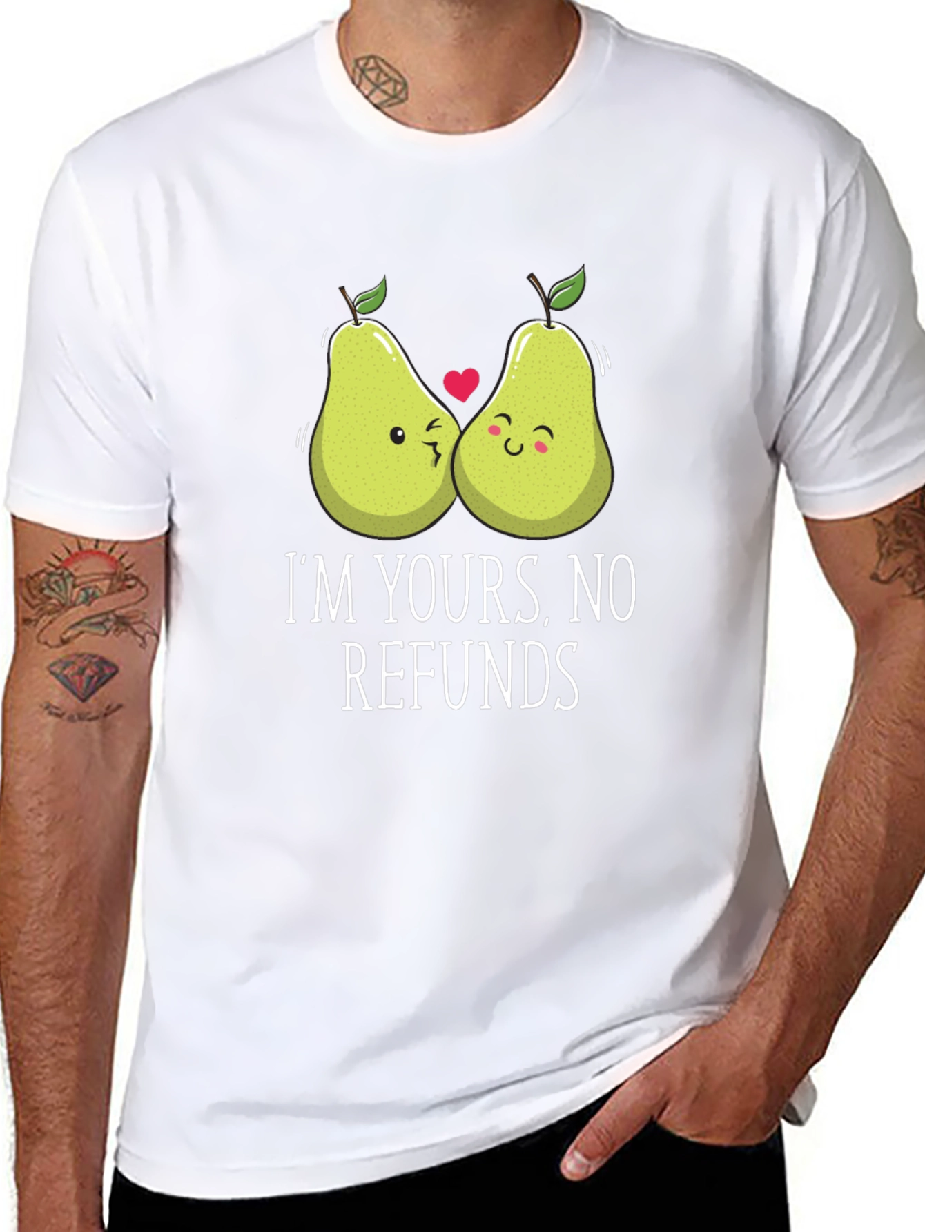 Funny Fruit Pun T-Shirt - Im Yours No Refunds