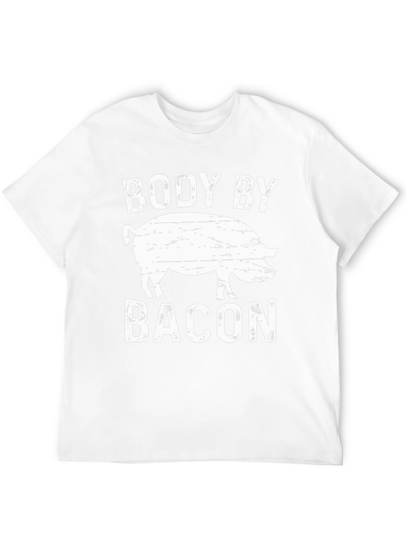 Body by Bacon Funny Pig Graphic T-Shirt