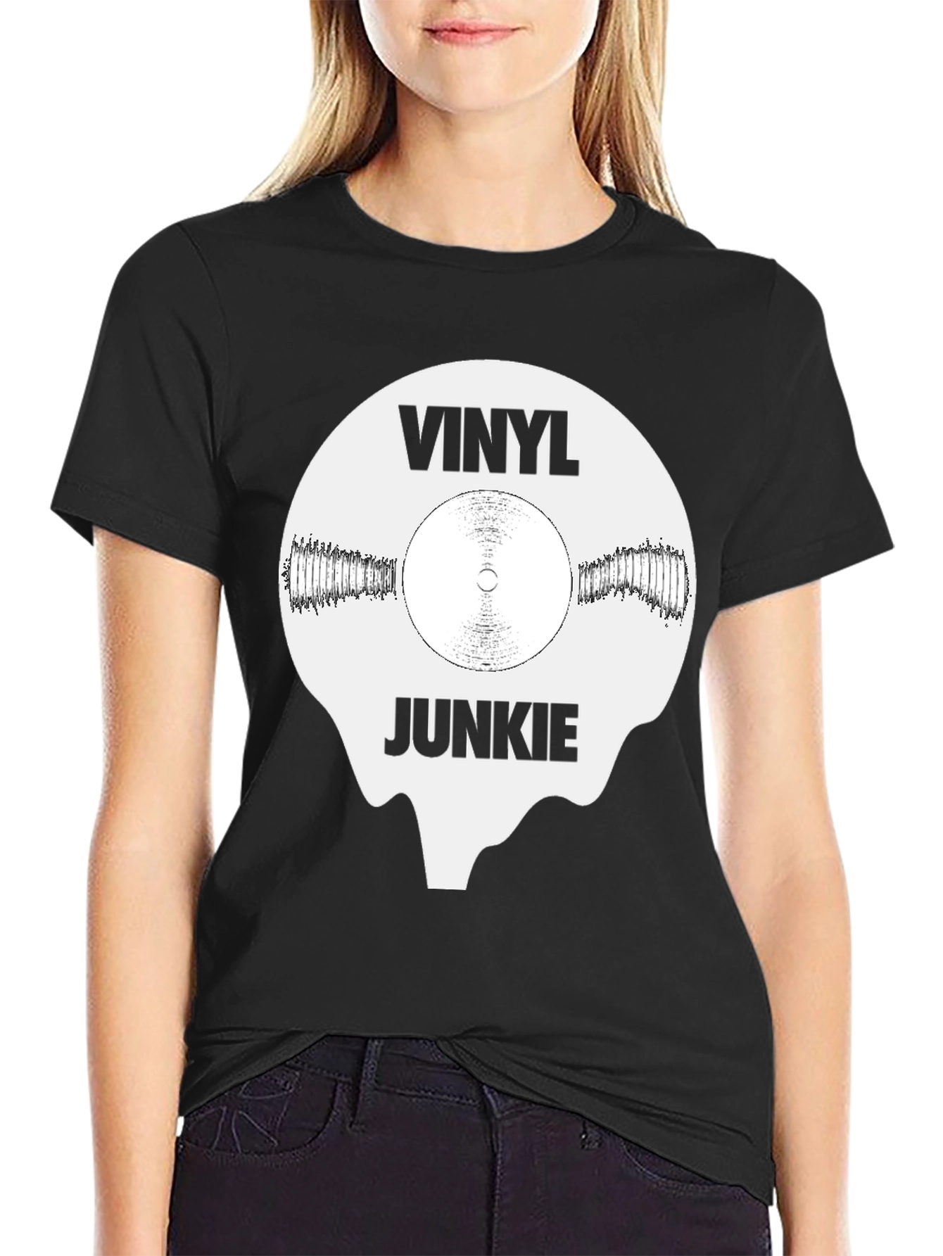 Vinyl Junkie Graphic T-Shirt