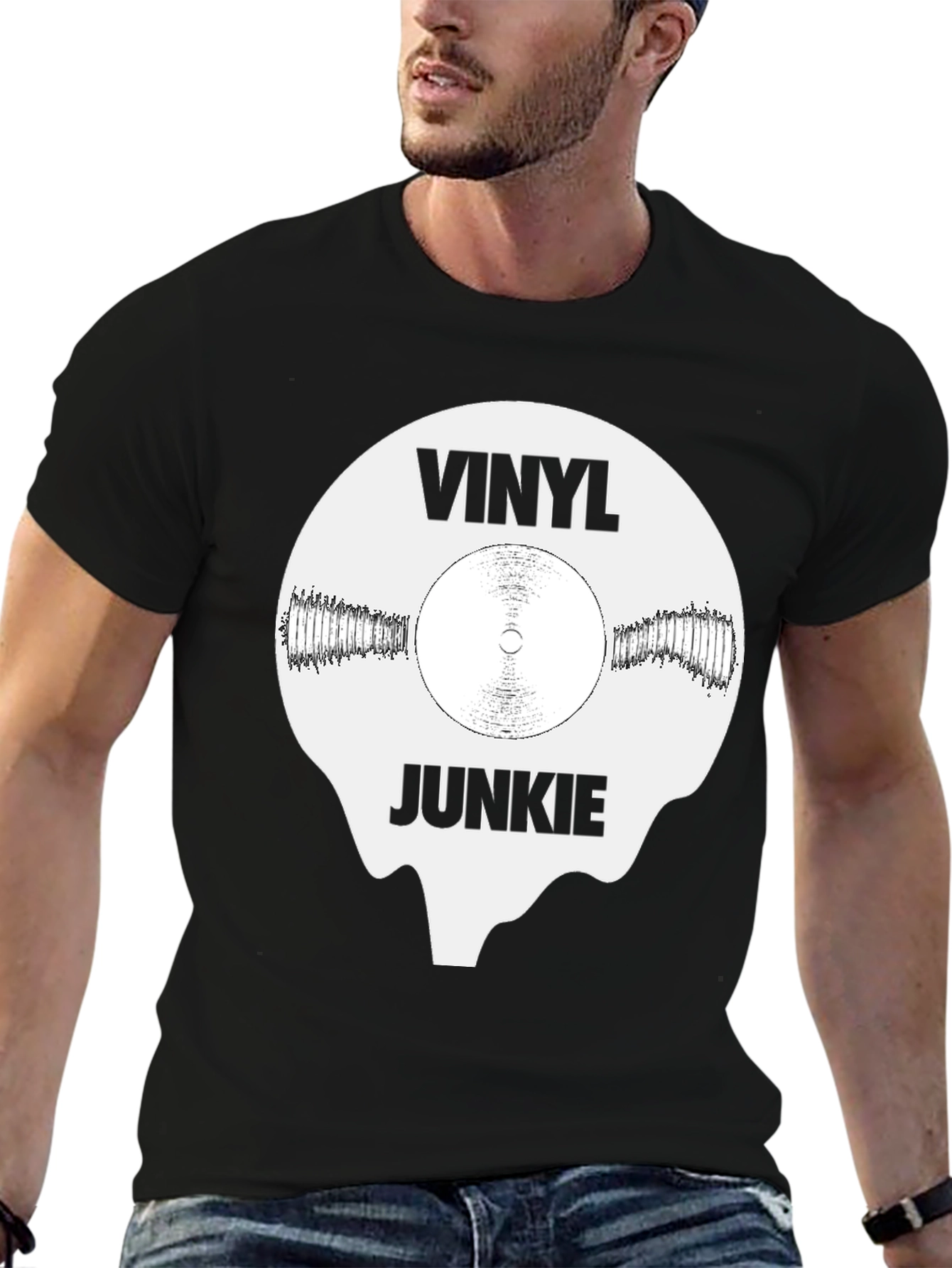 Vinyl Junkie Graphic T-Shirt