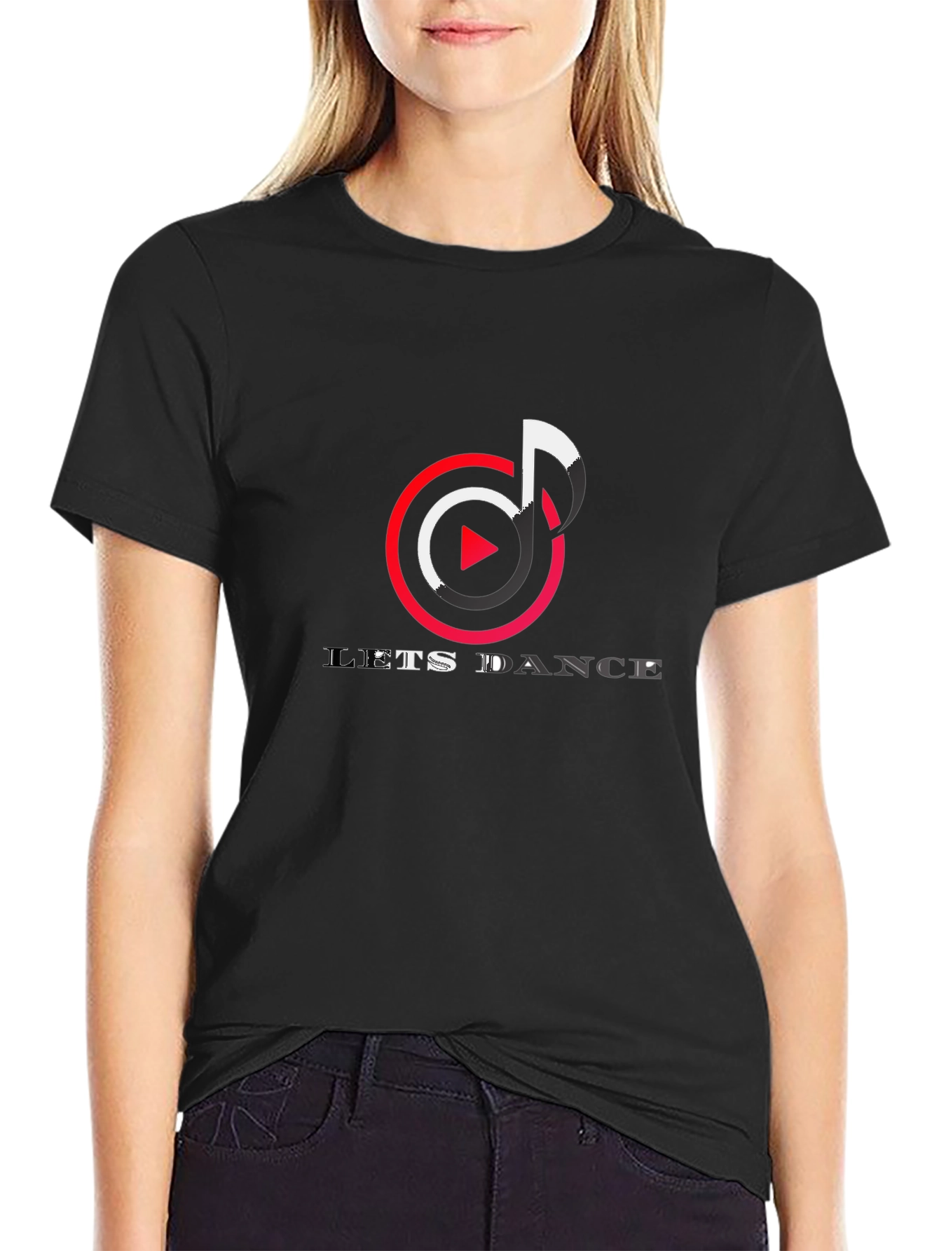 Lets Dance Graphic Tee - Black