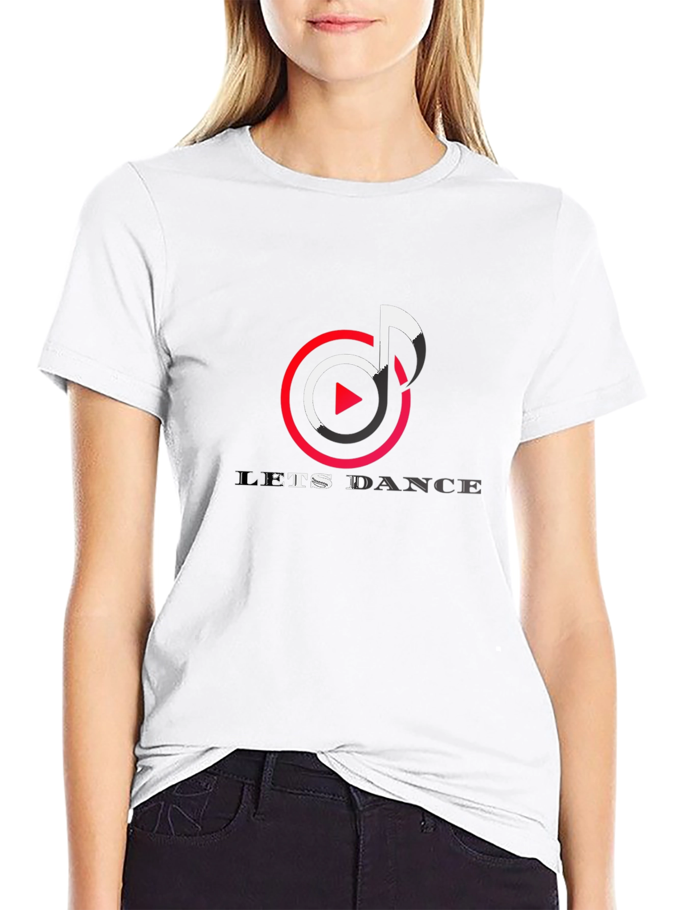 Lets Dance Graphic Tee - Black