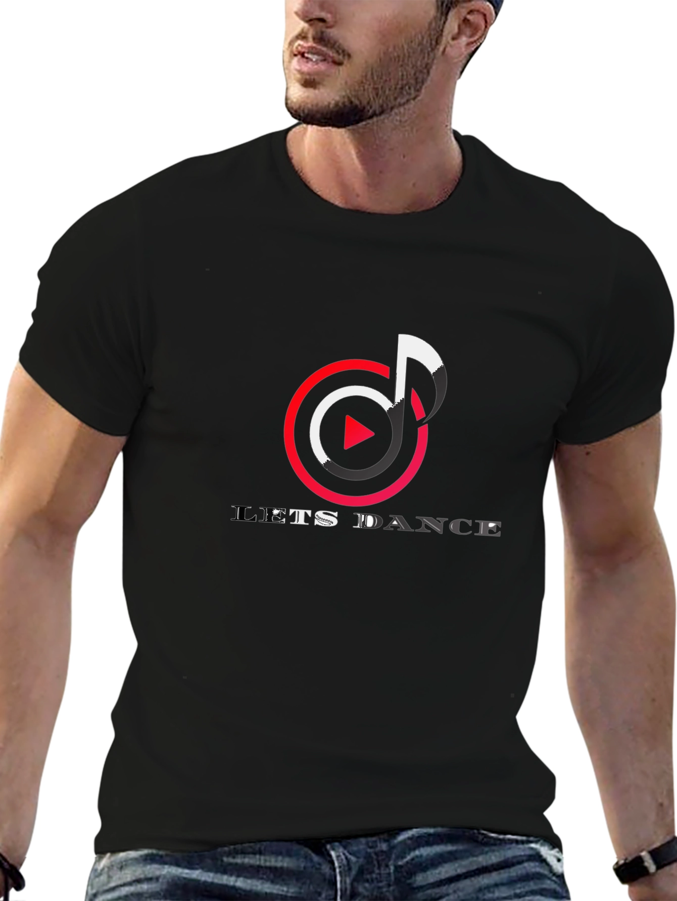 Lets Dance Graphic Tee - Black