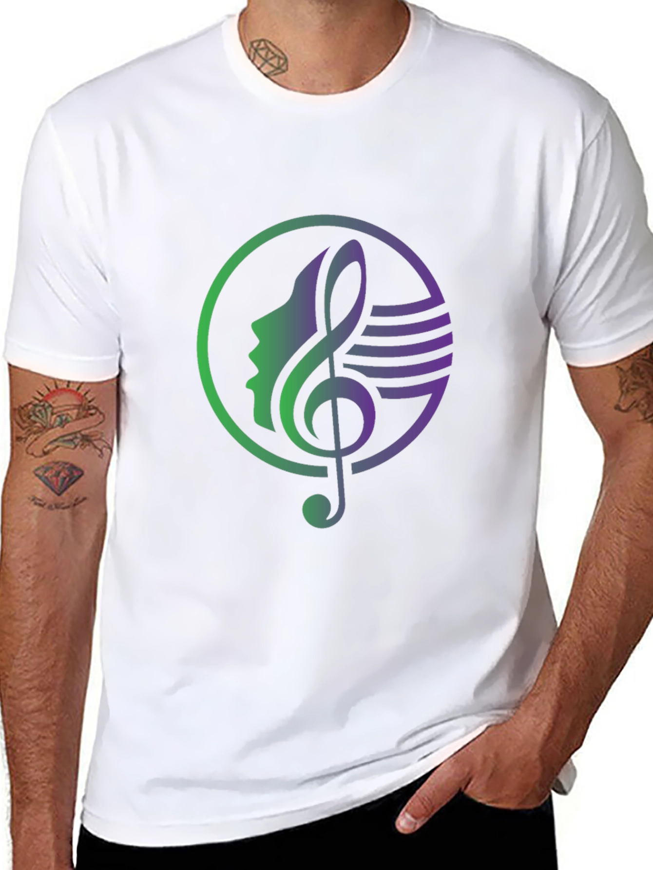Musical Muse Graphic Tee - Black
