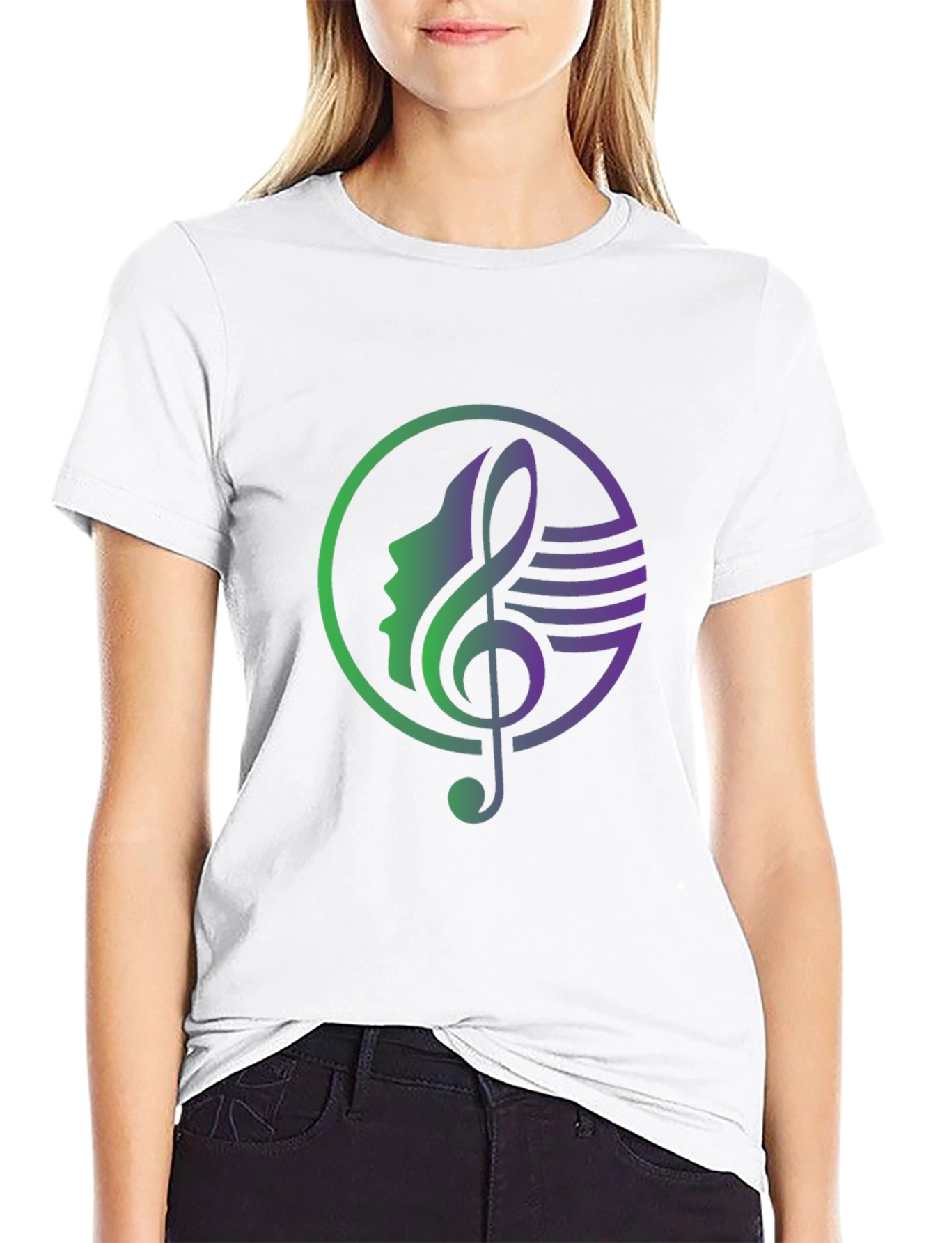 Musical Muse Graphic Tee - Black