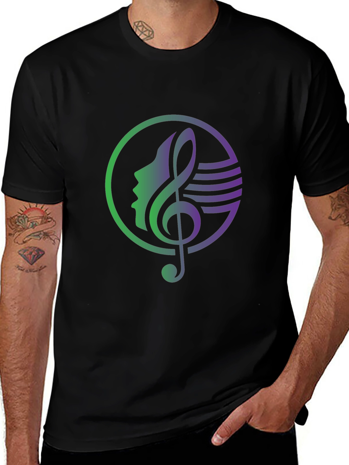 Musical Muse Graphic Tee - Black