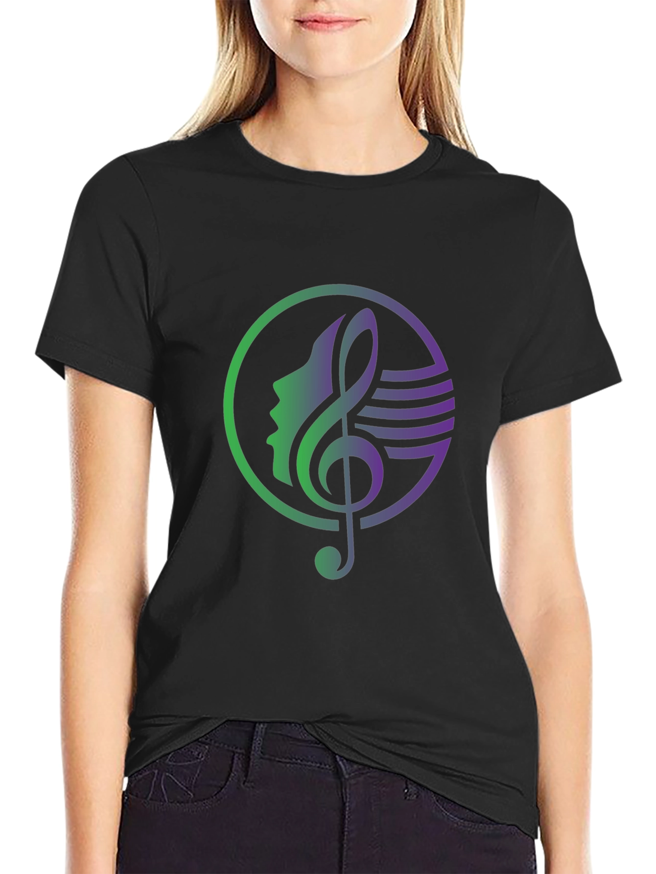 Musical Muse Graphic Tee - Black