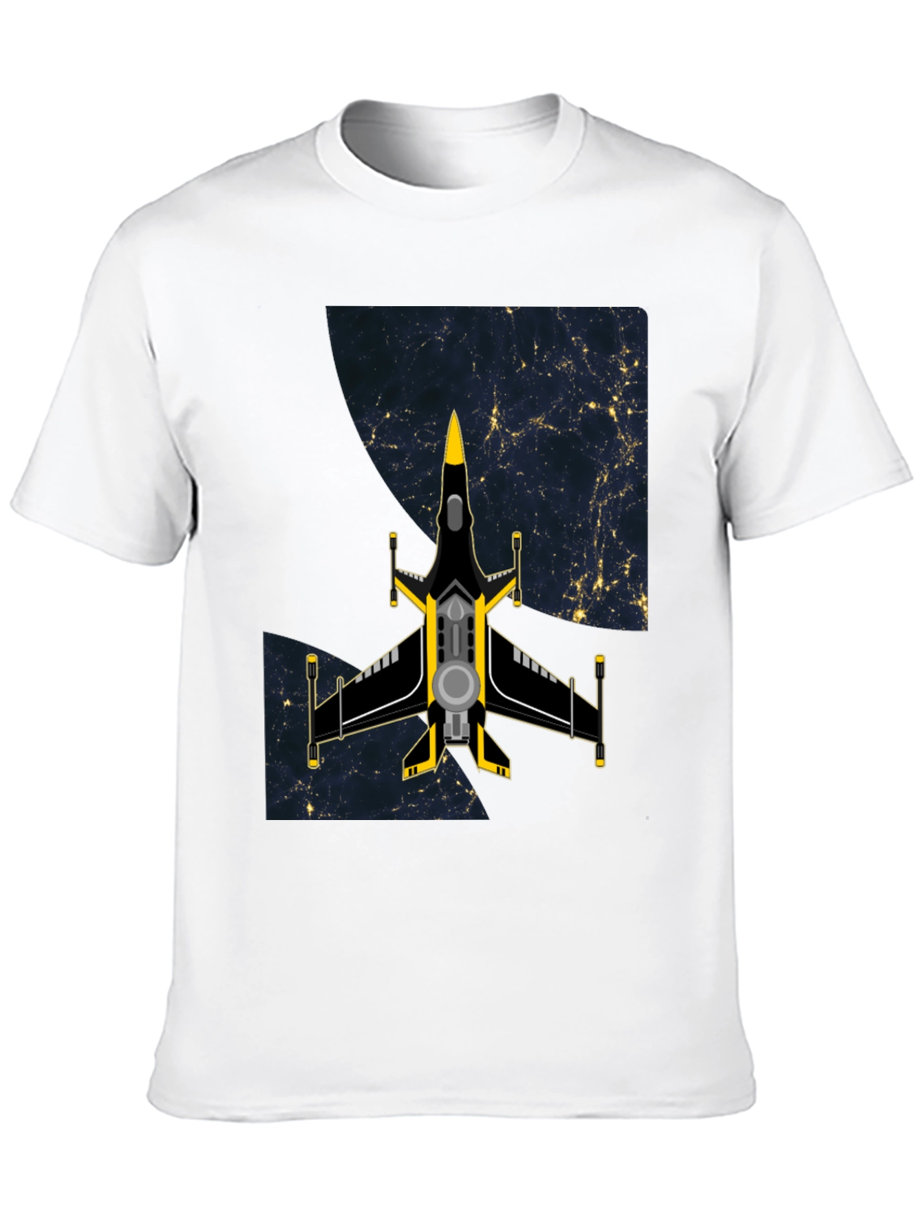 Sci-Fi Fighter Jet T-Shirt - Premium Graphic Tee