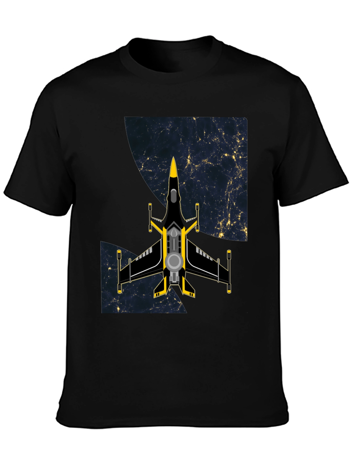 Sci-Fi Fighter Jet T-Shirt - Premium Graphic Tee