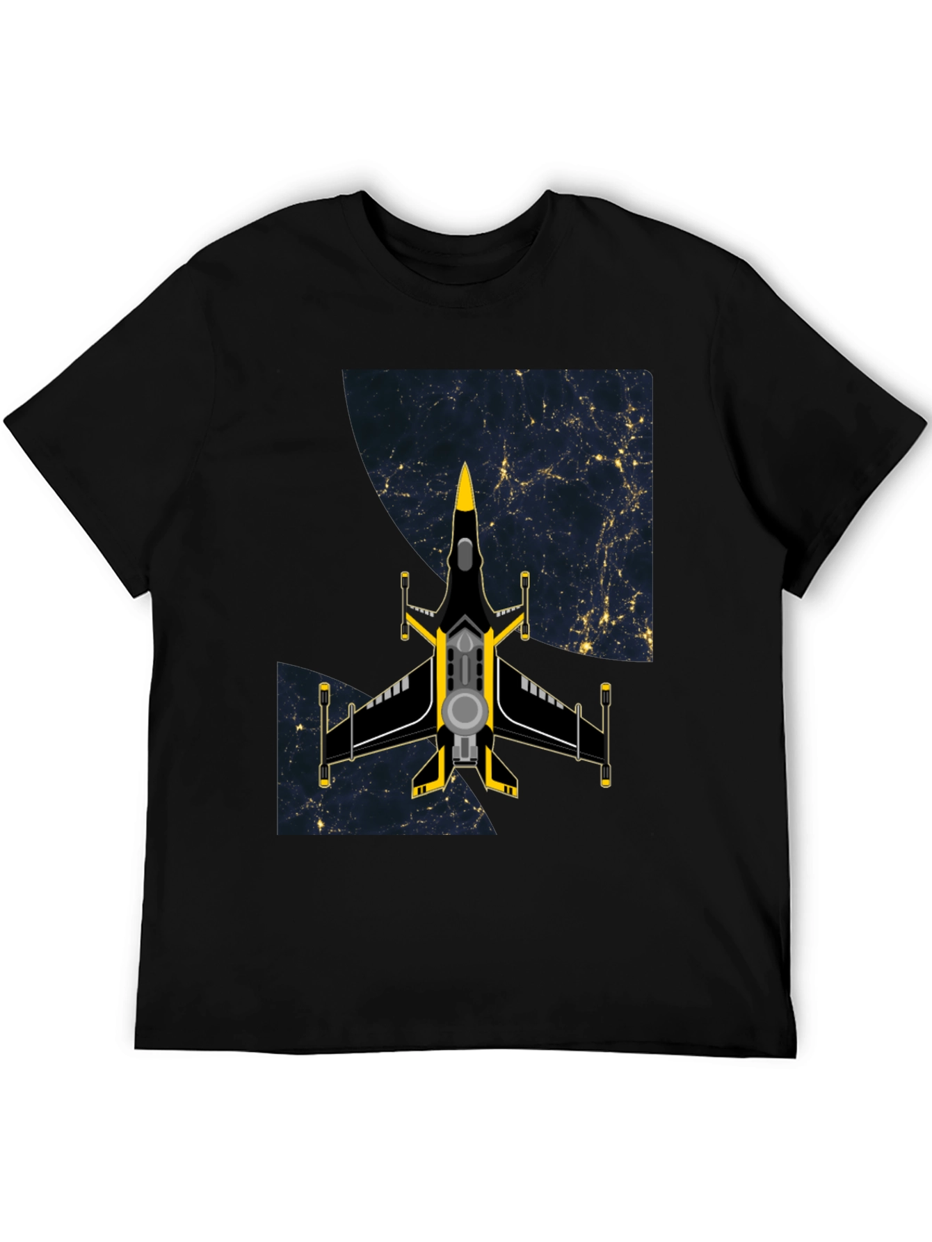 Sci-Fi Fighter Jet T-Shirt - Premium Graphic Tee