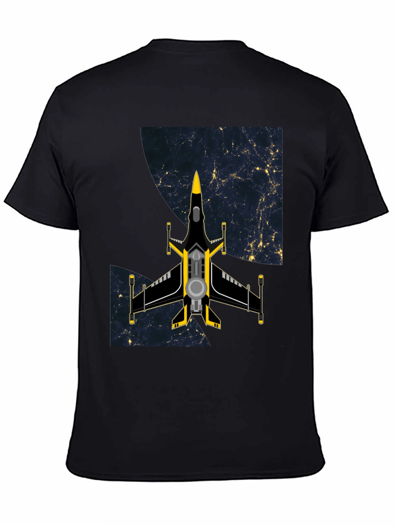 Sci-Fi Fighter Jet T-Shirt - Premium Graphic Tee