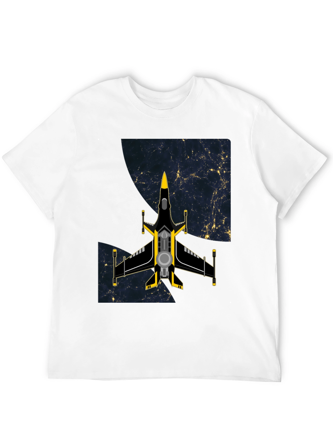 Sci-Fi Fighter Jet T-Shirt - Premium Graphic Tee