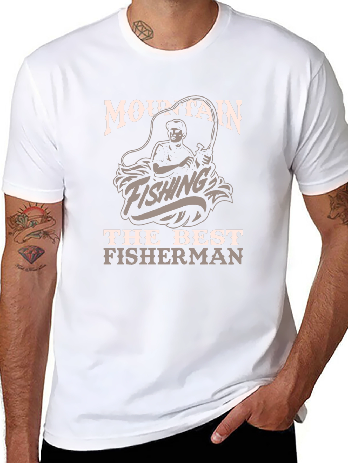 Mountain Fishing T-Shirt - The Best Fisherman Tee