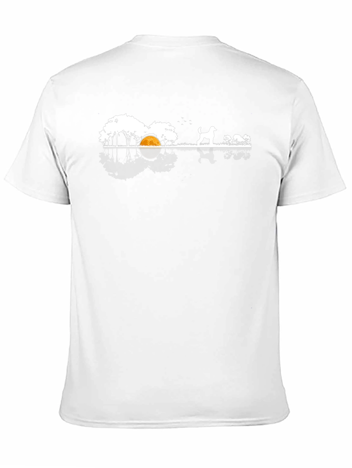 Dog Landscape Graphic Tee - Black