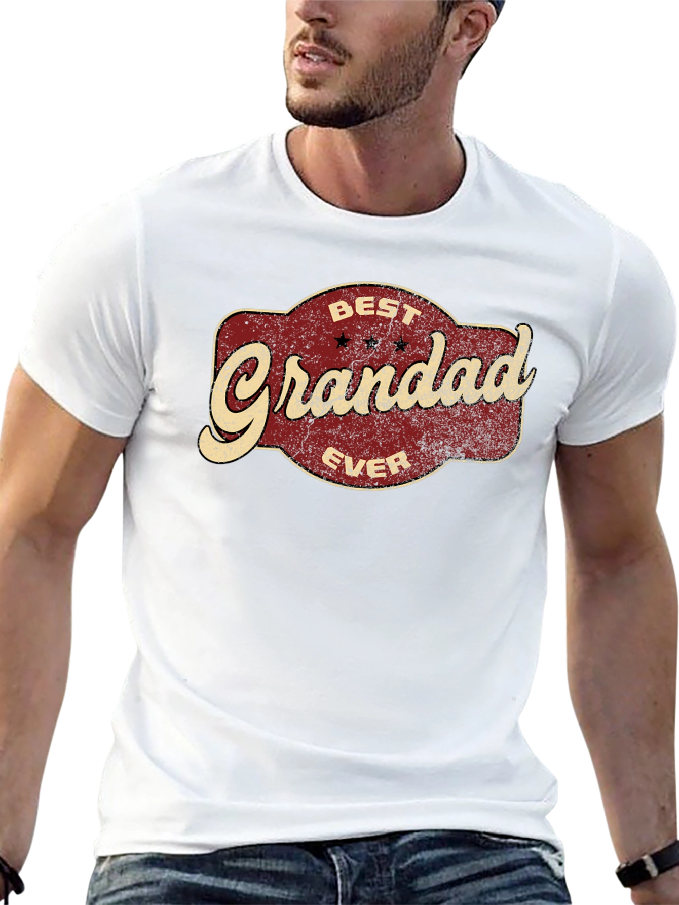 Best Grandad Ever T-Shirt - Gift for Grandpa