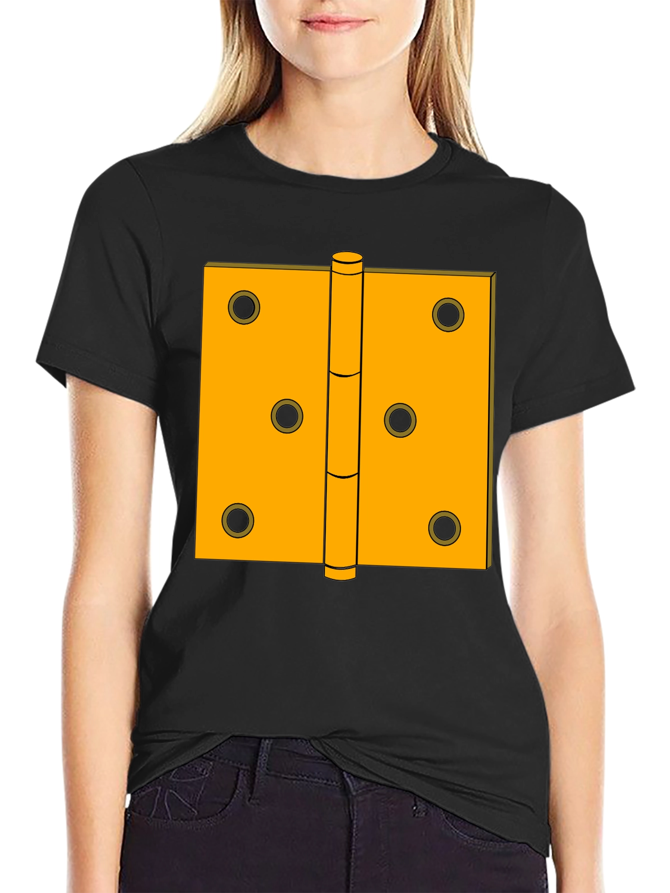 Hinge Graphic Tee - Novelty Construction T-Shirt