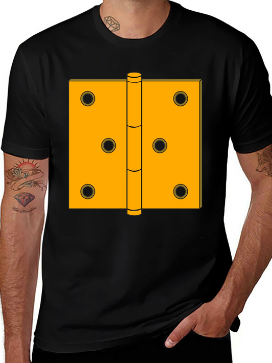 Hinge Graphic Tee - Novelty Construction T-Shirt