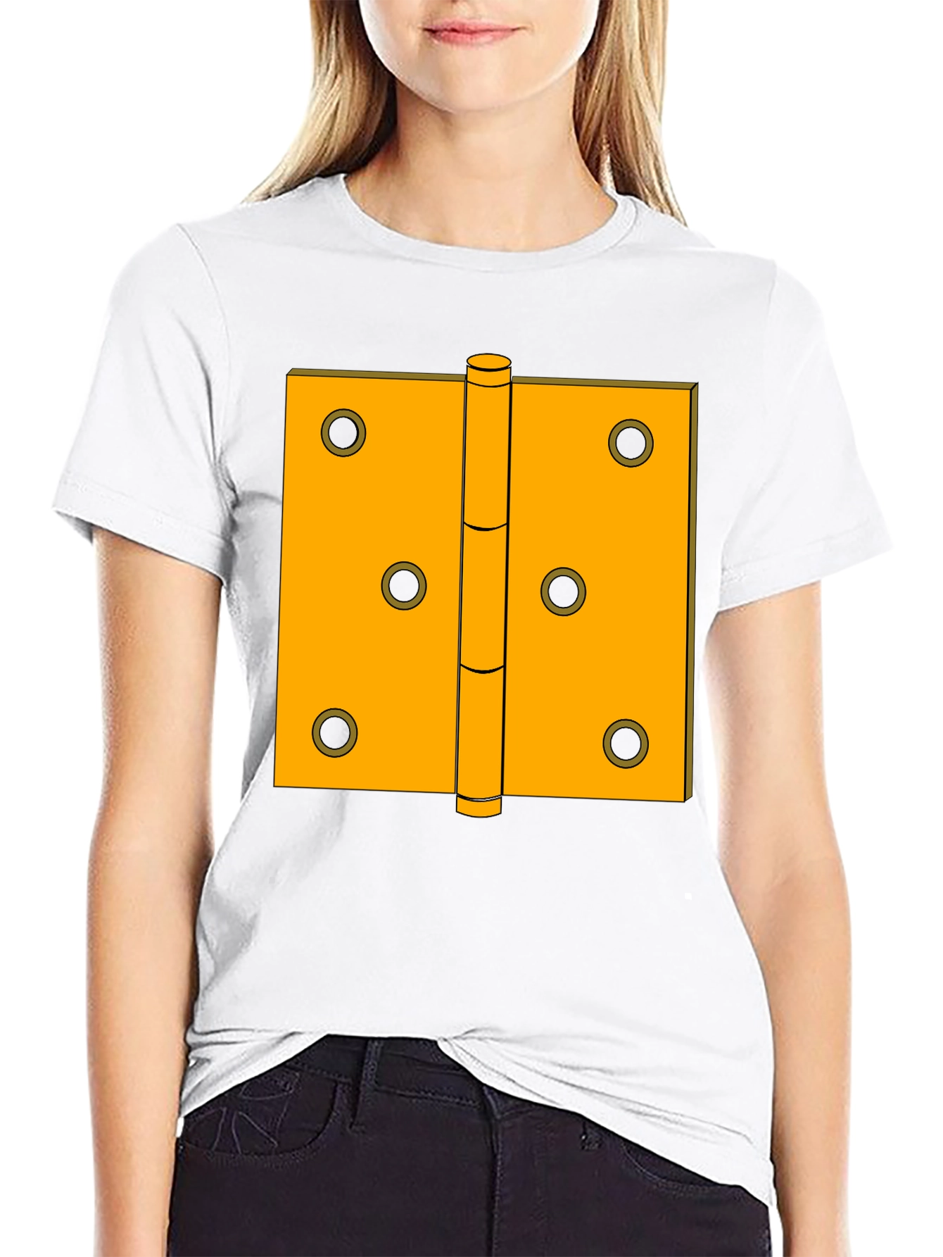 Hinge Graphic Tee - Novelty Construction T-Shirt