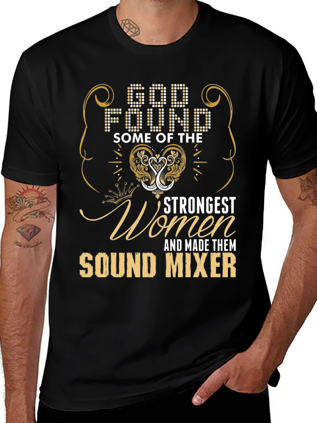 Strongest Women Sound Mixer T-Shirt