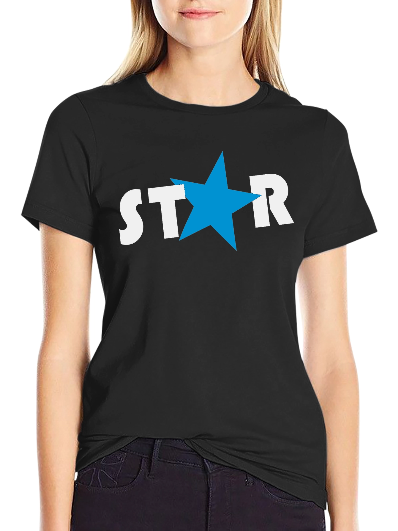 Star Graphic Print T-Shirt - Stylish Casual Tee