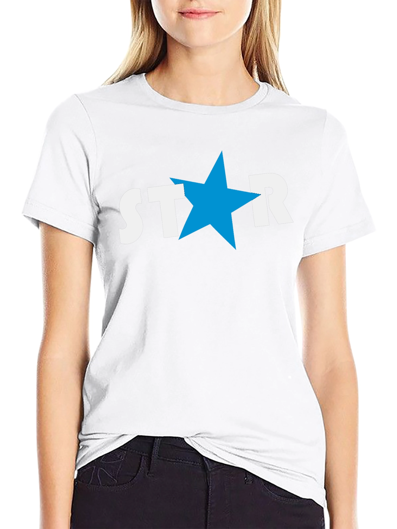 Star Graphic Print T-Shirt - Stylish Casual Tee