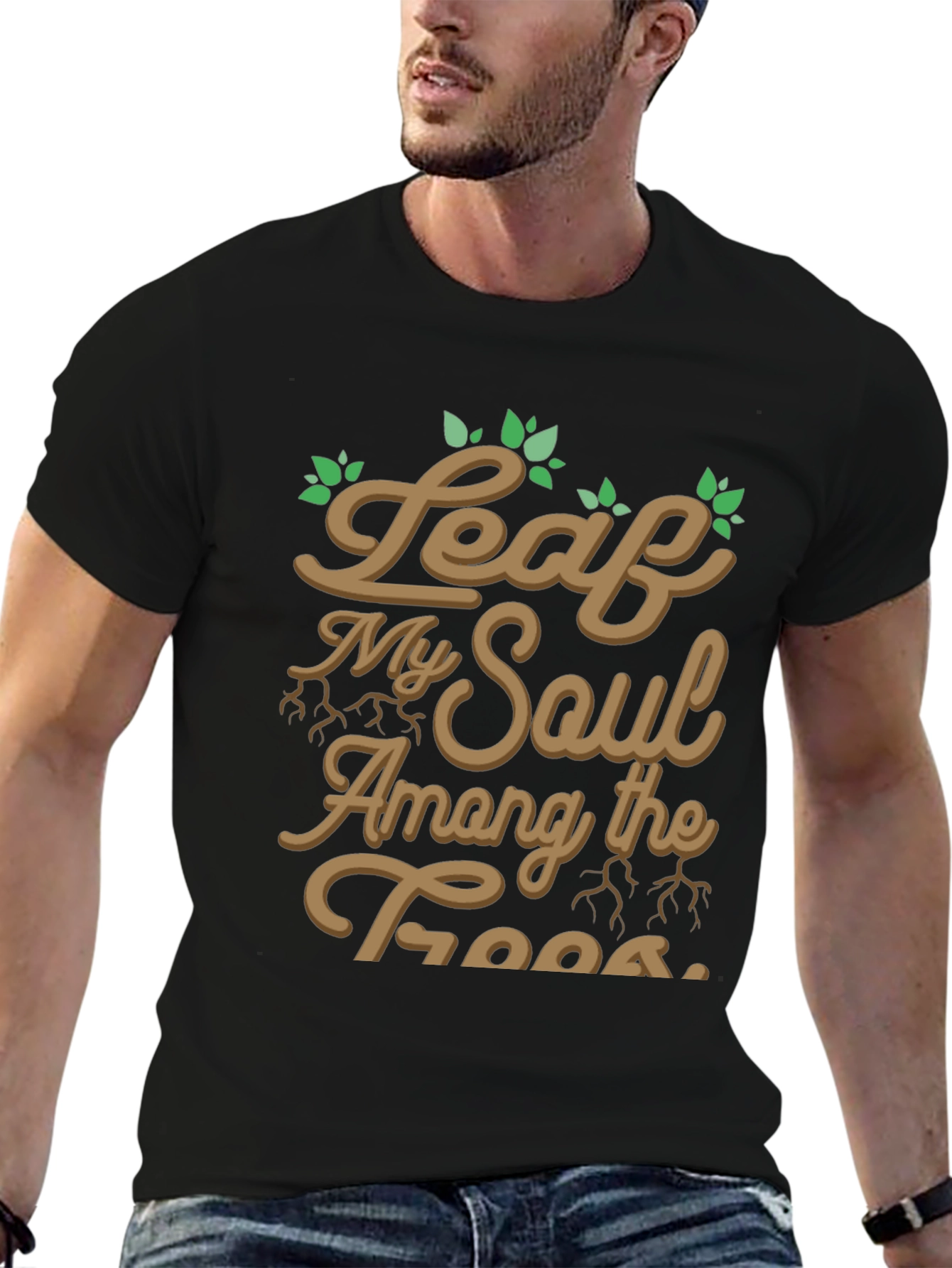 Leaf My Soul Among Trees Graphic T-Shirt