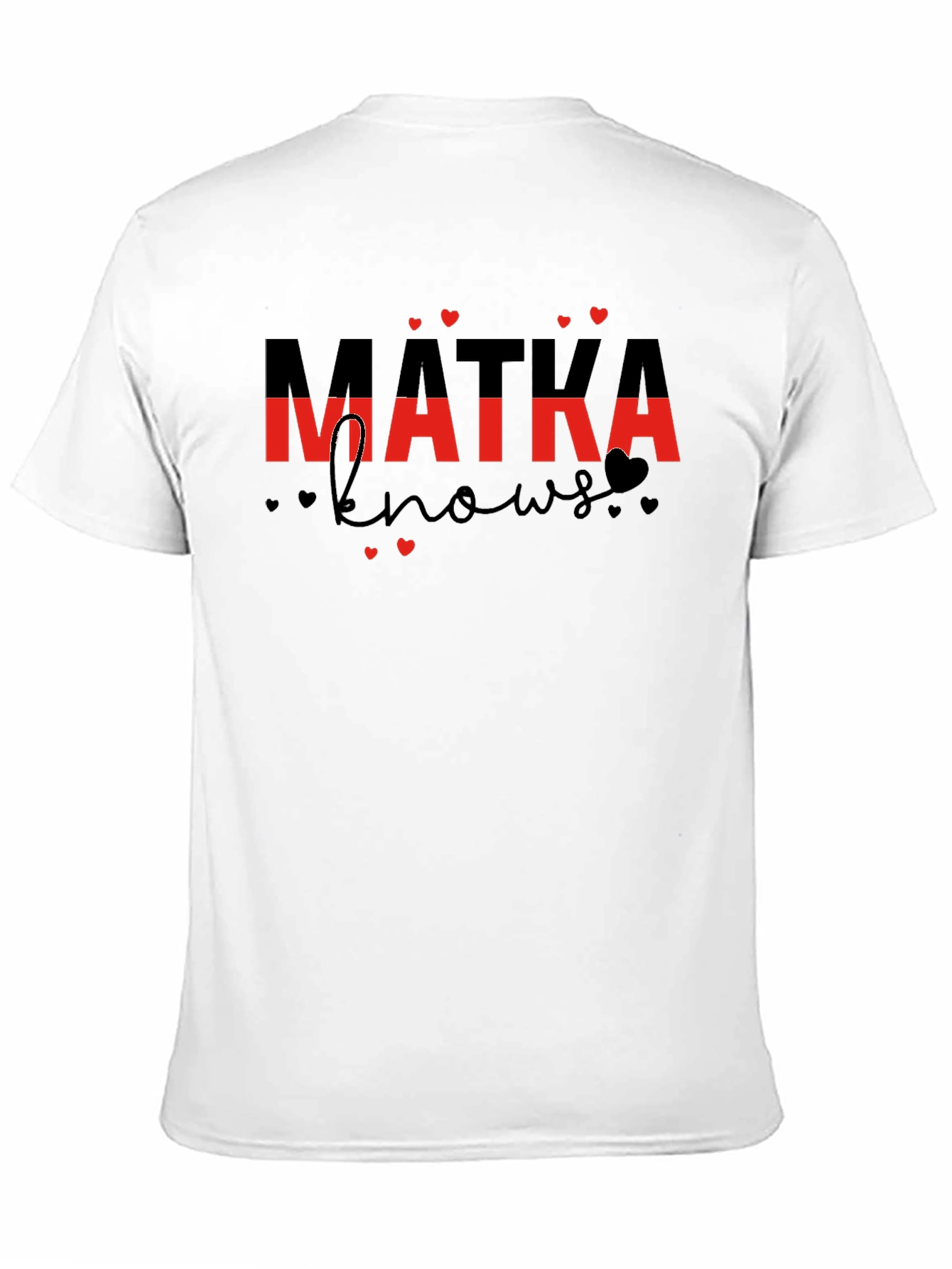 Mama Knows Black Cotton Graphic Tee