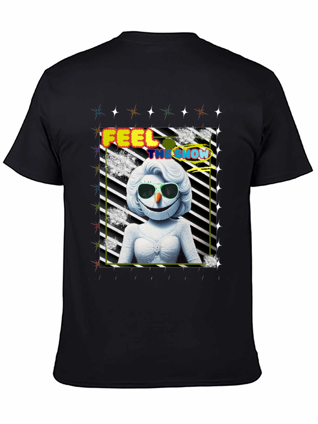 Feel the Snow Funky Graphic Tee