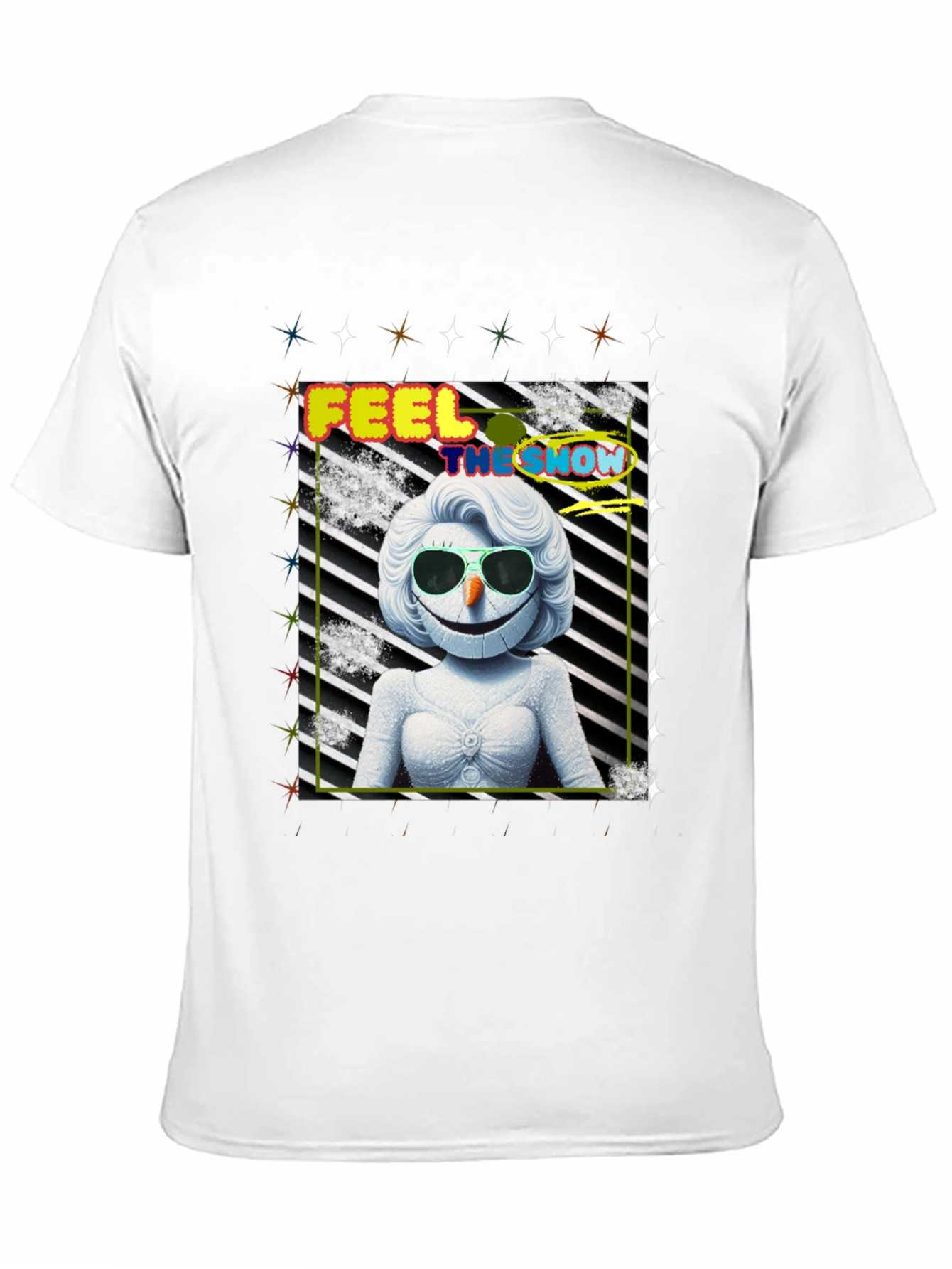 Feel the Snow Funky Graphic Tee
