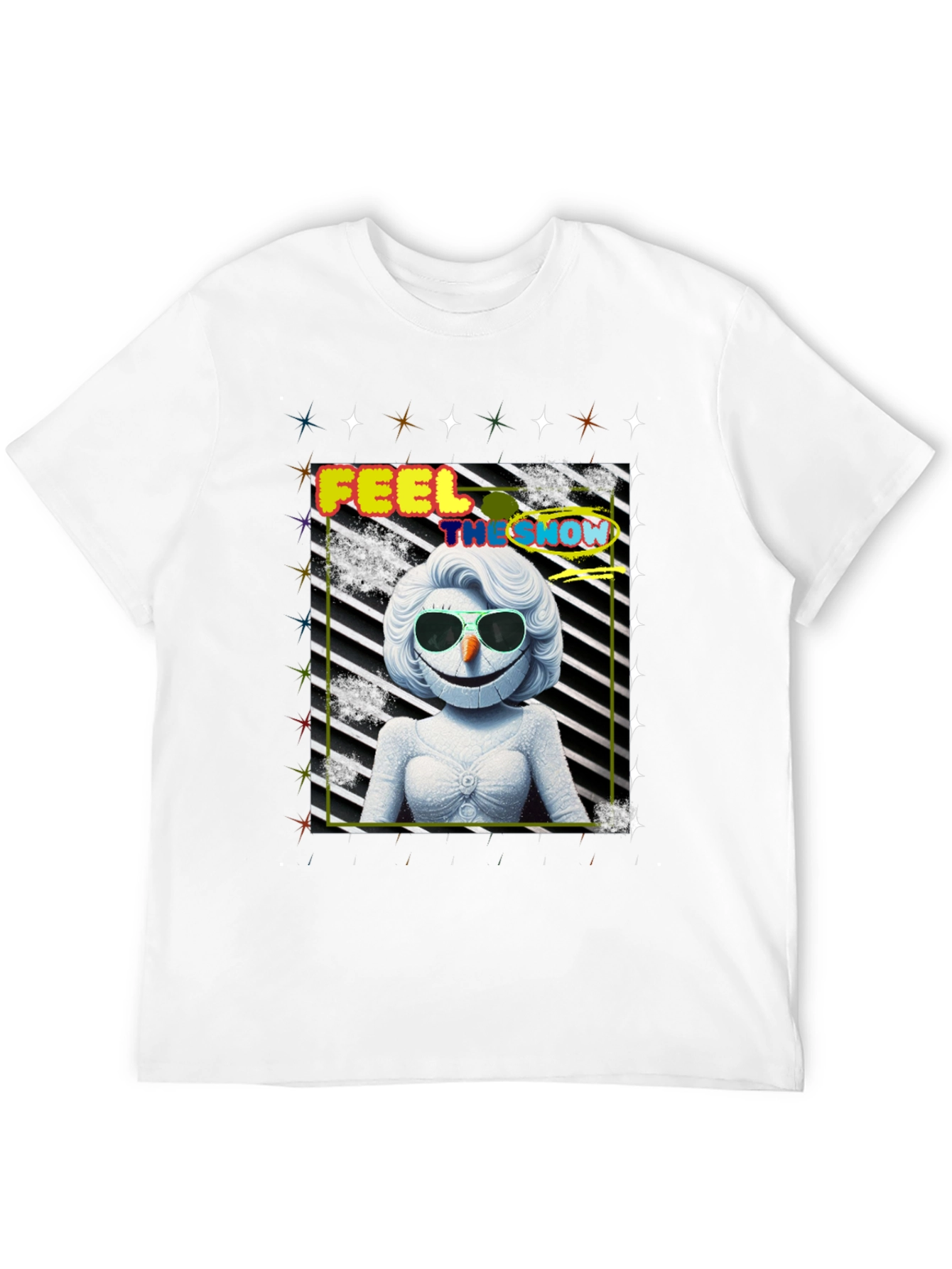 Feel the Snow Funky Graphic Tee