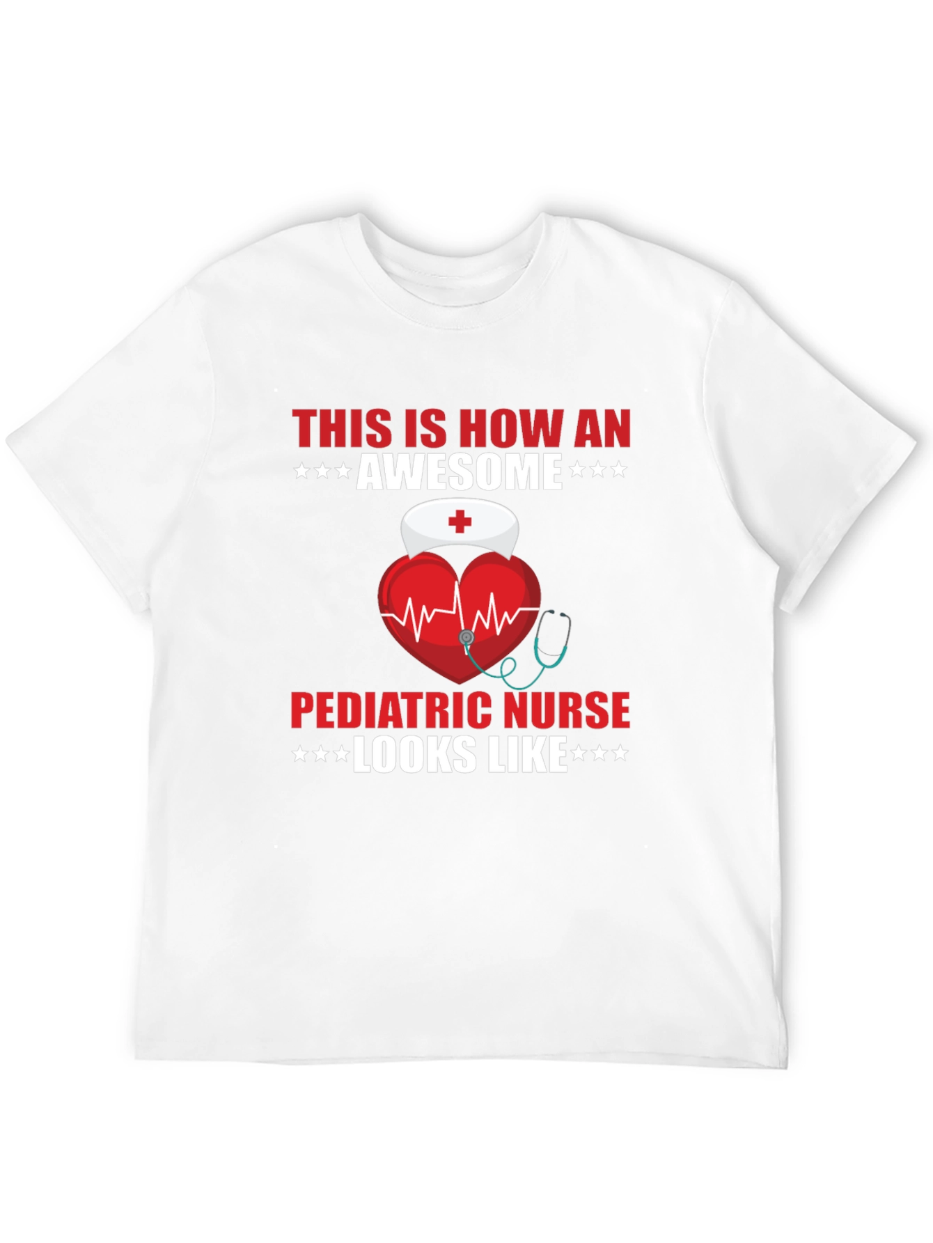 Awesome Pediatric Nurse T-Shirt - Gift Idea