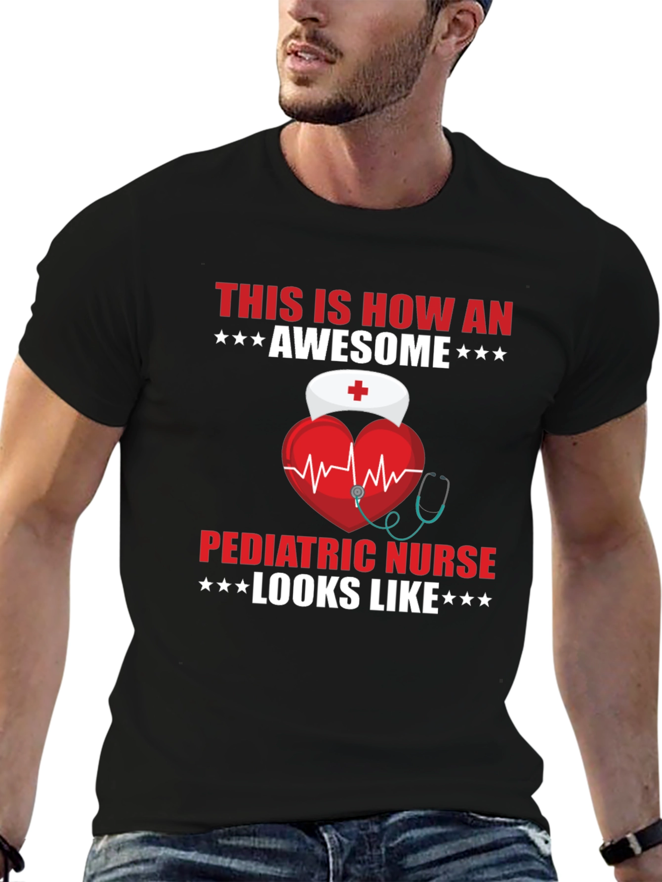 Awesome Pediatric Nurse T-Shirt - Gift Idea