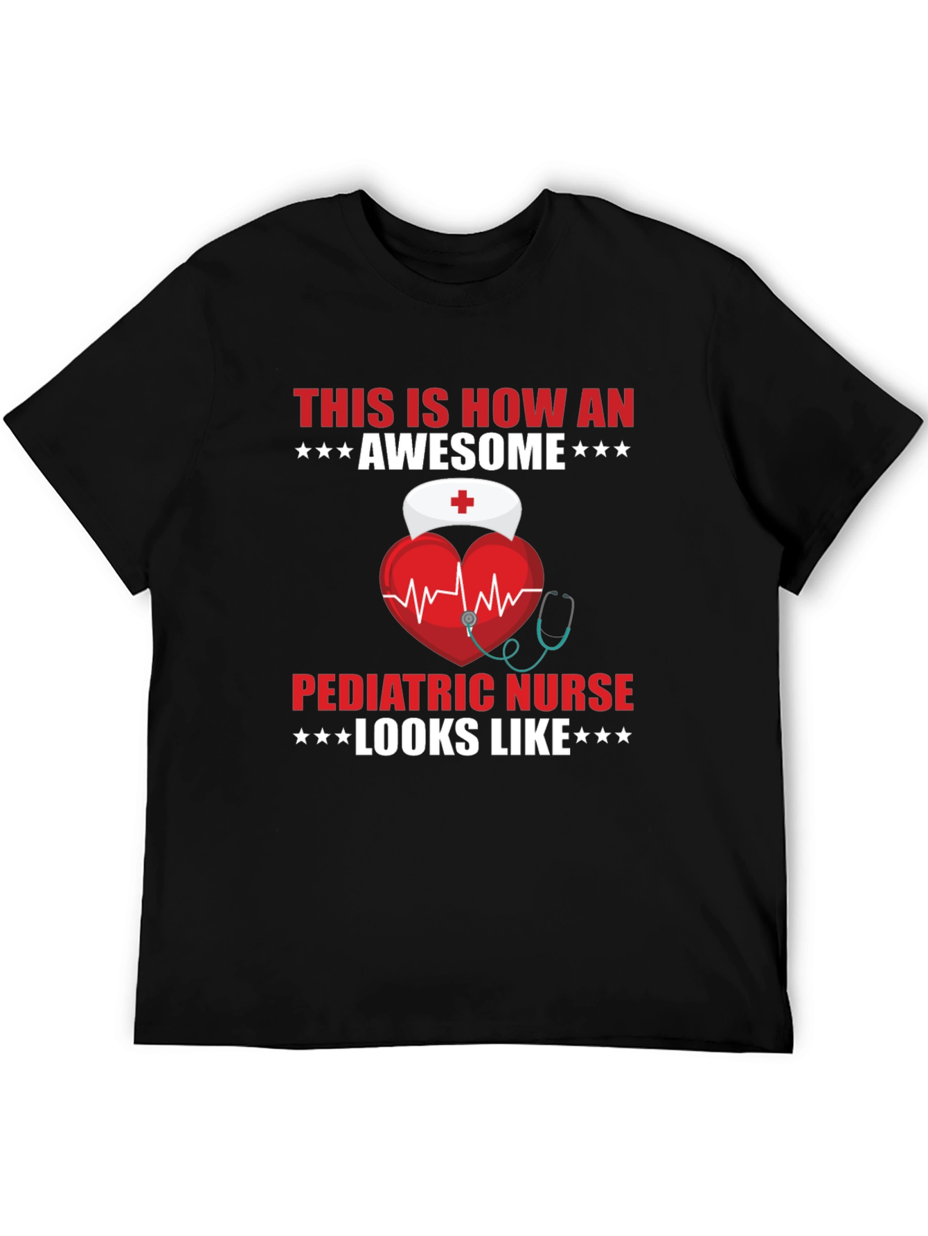 Awesome Pediatric Nurse T-Shirt - Gift Idea