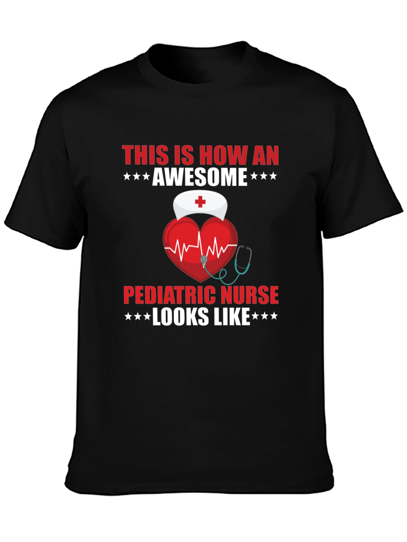 Awesome Pediatric Nurse T-Shirt - Gift Idea