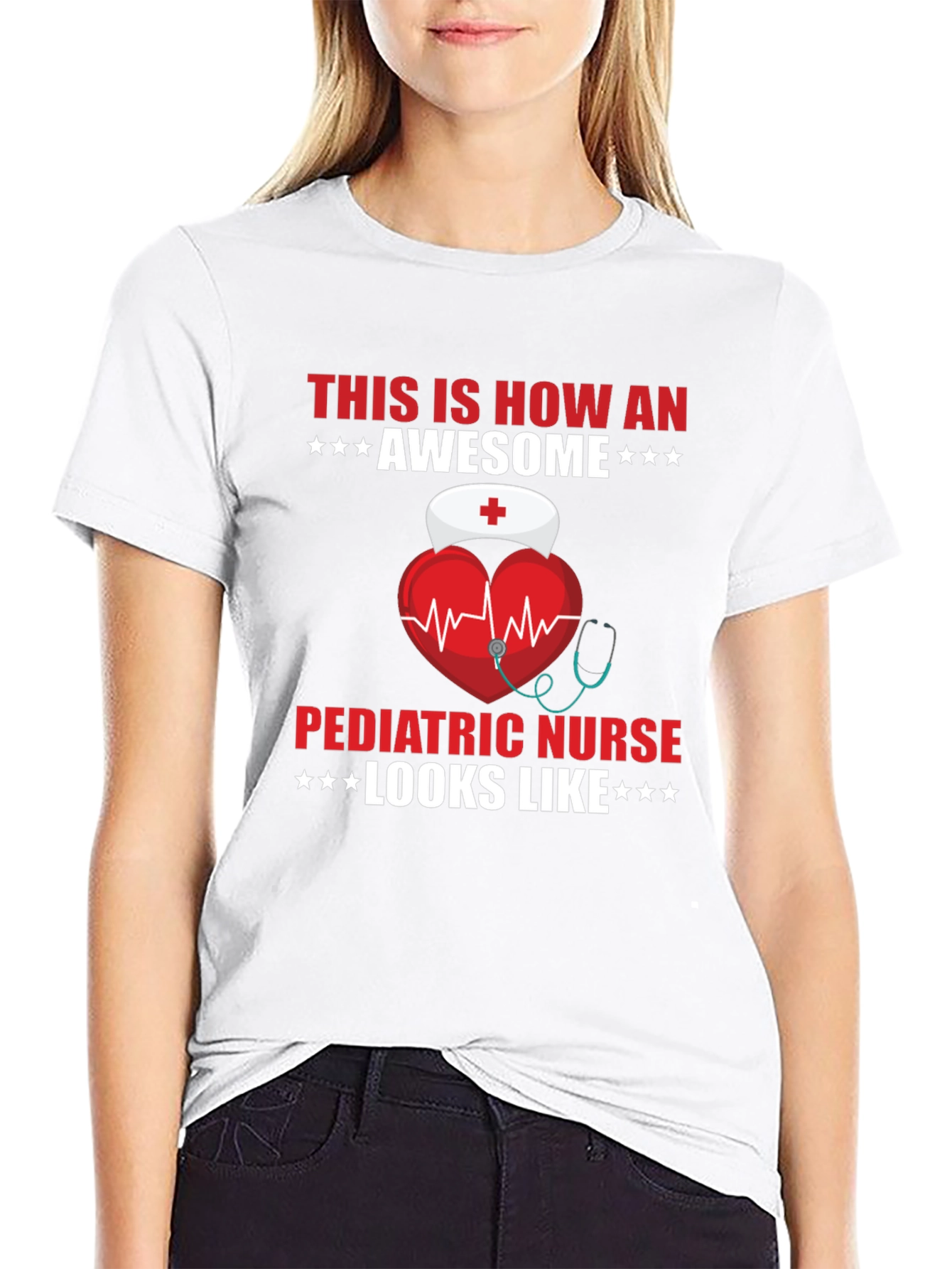 Awesome Pediatric Nurse T-Shirt - Gift Idea